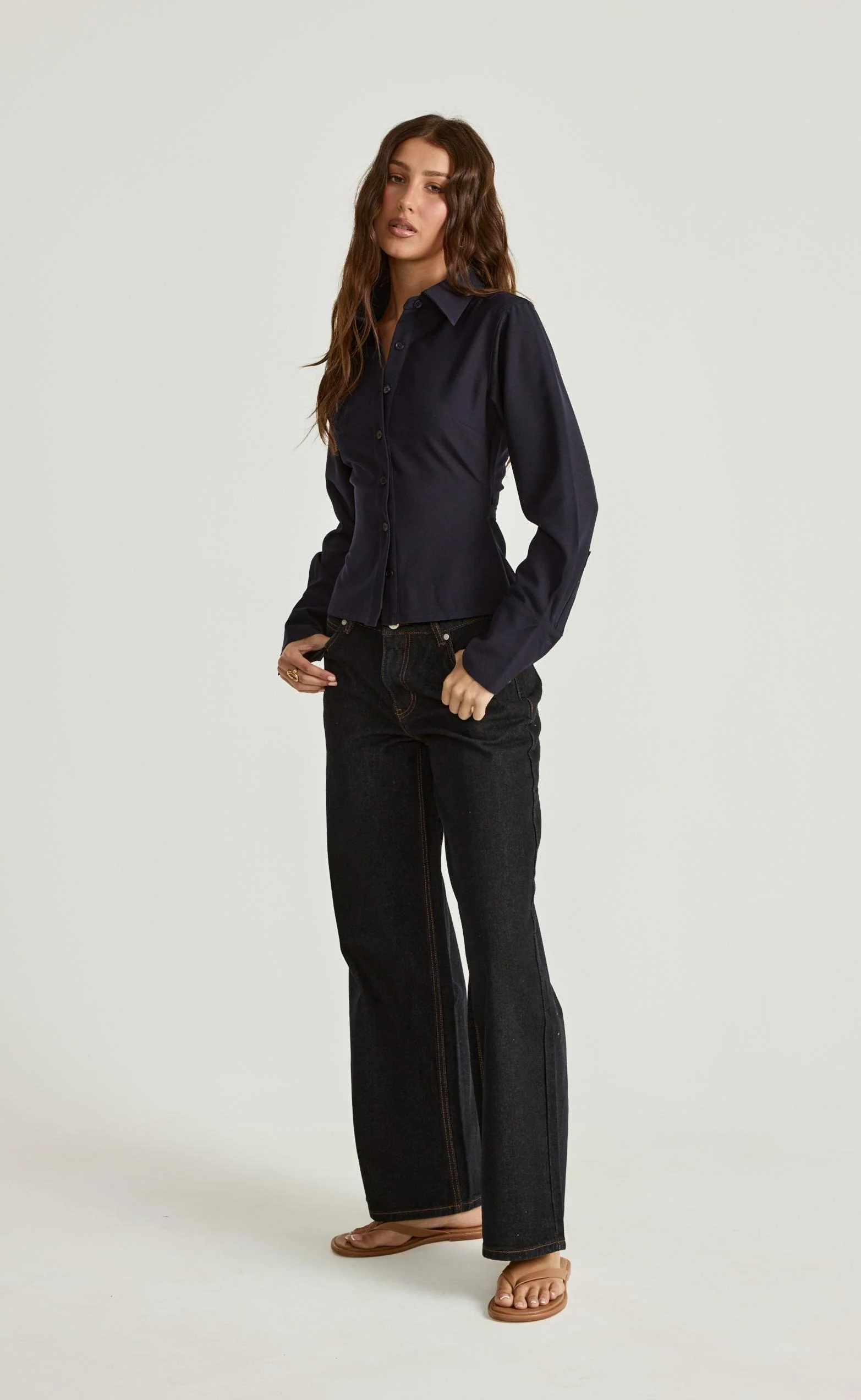 Alice Shirt (Navy) - Image 3