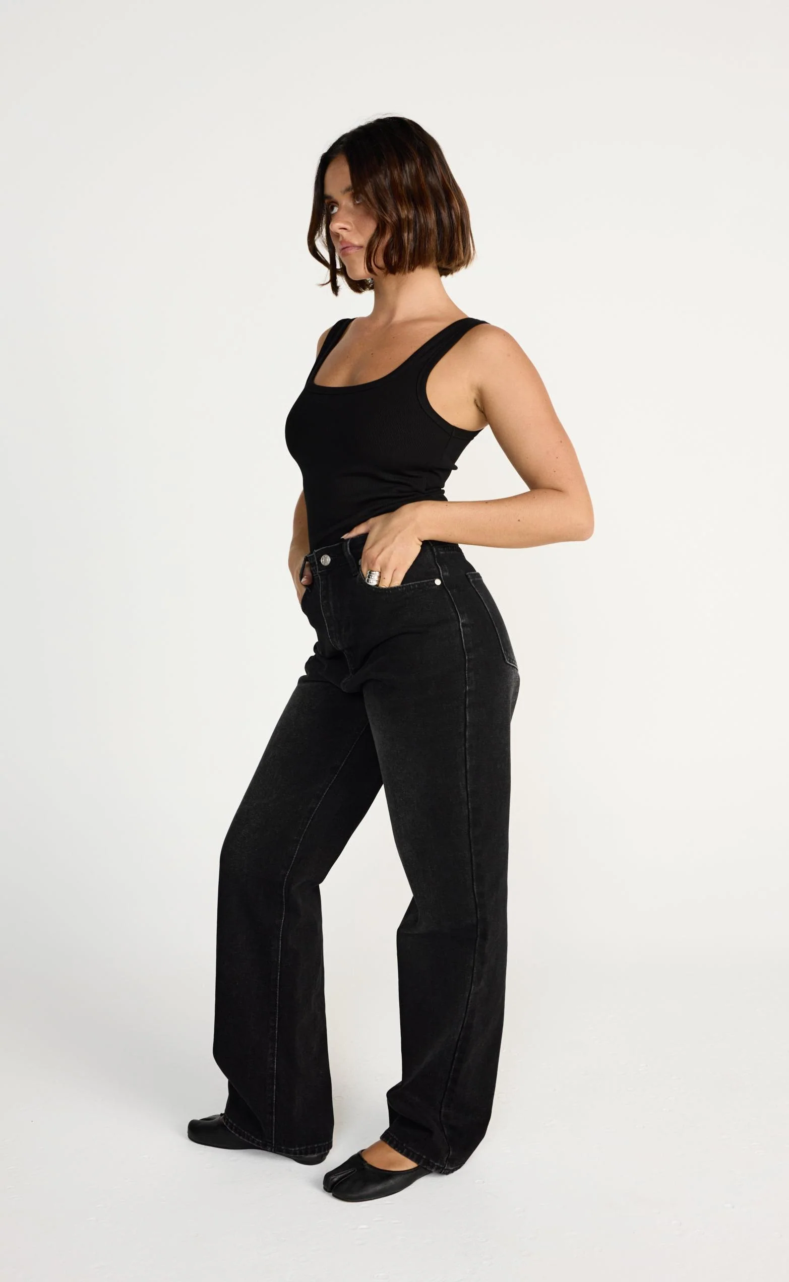 Briggs Jeans (Black Faded) - Image 4