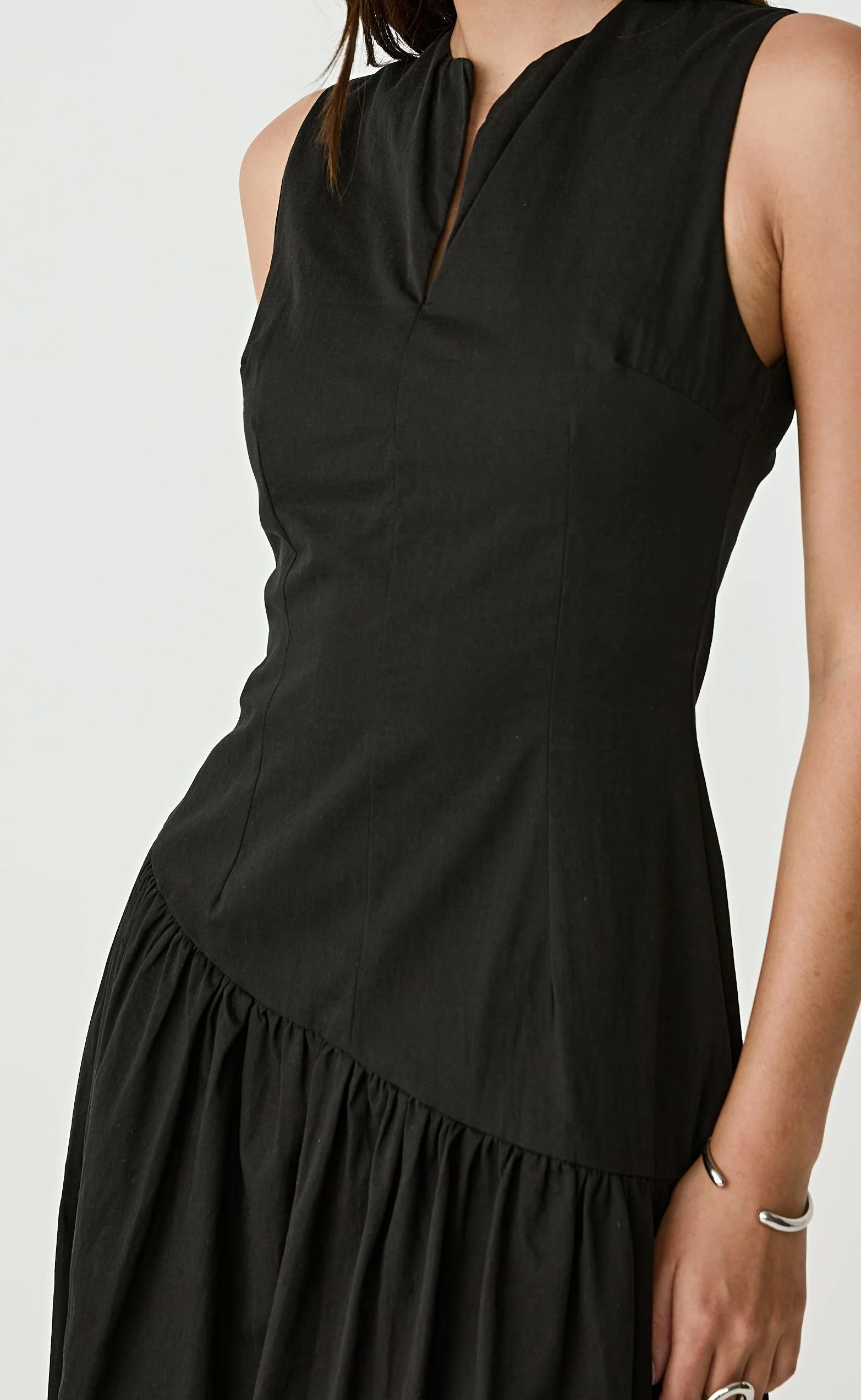 Caden Maxi Dress (Black) - Image 5