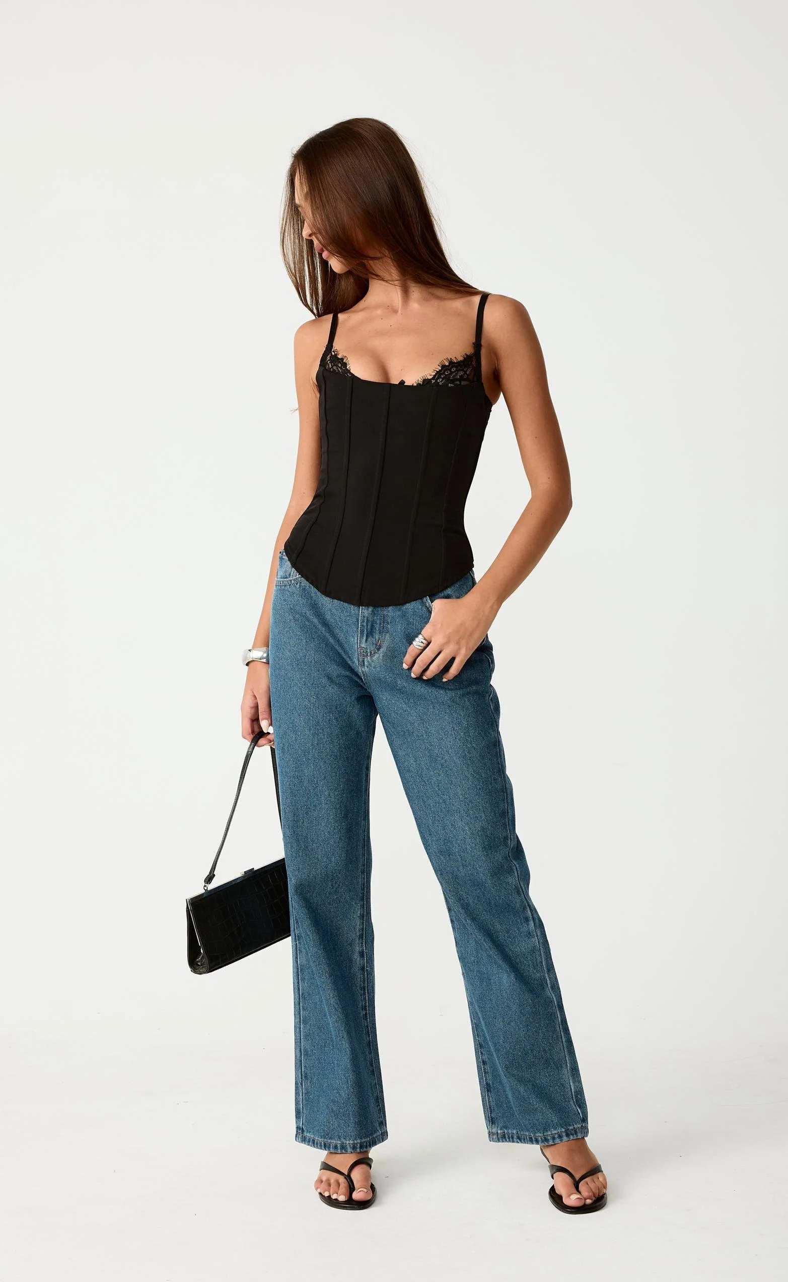 City Lights Corset (Black) - Image 8