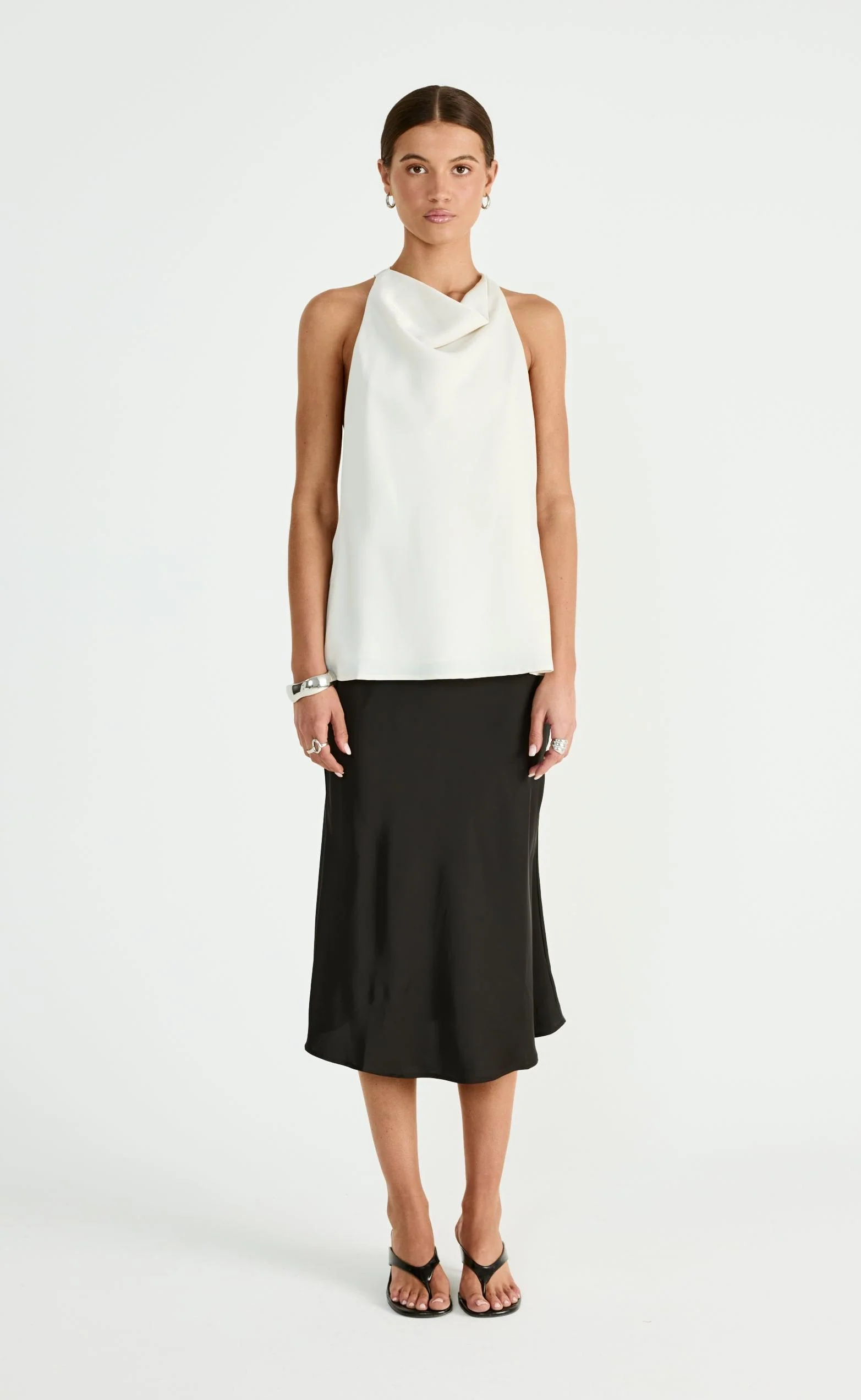 Dakari Midi Skirt (Black) - Image 3