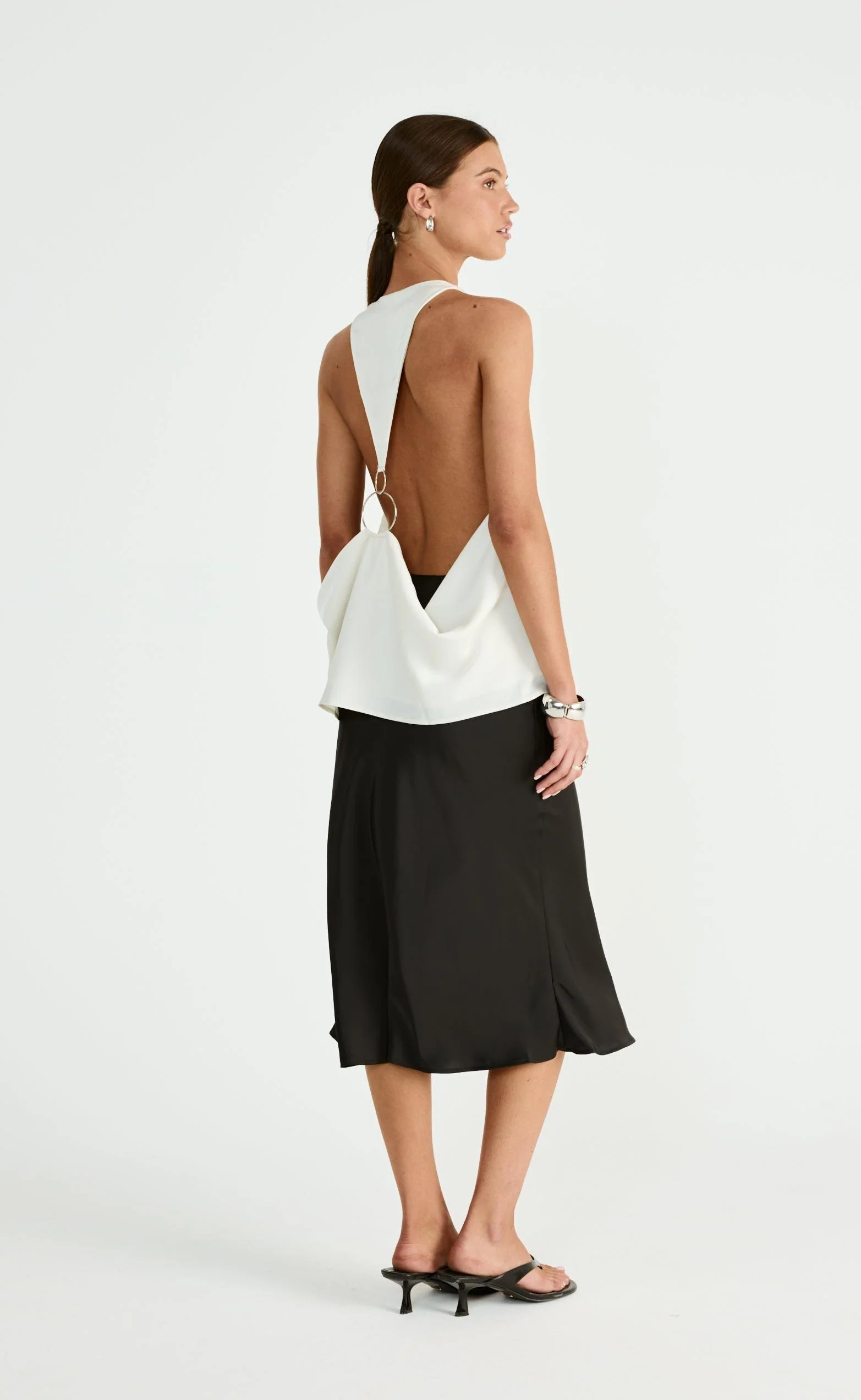 Dakari Midi Skirt (Black) - Image 7