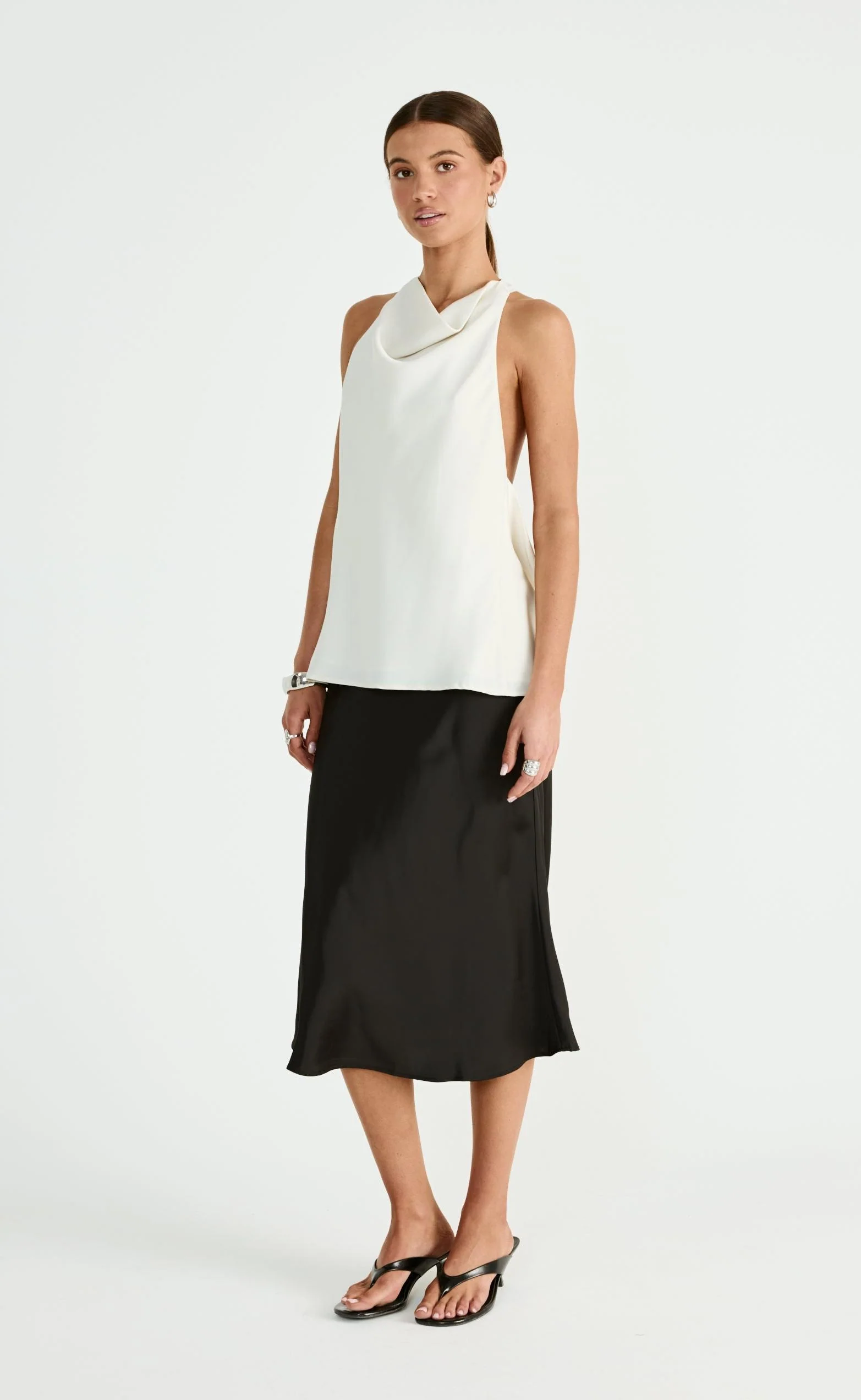 Dakari Midi Skirt (Black) - Image 8
