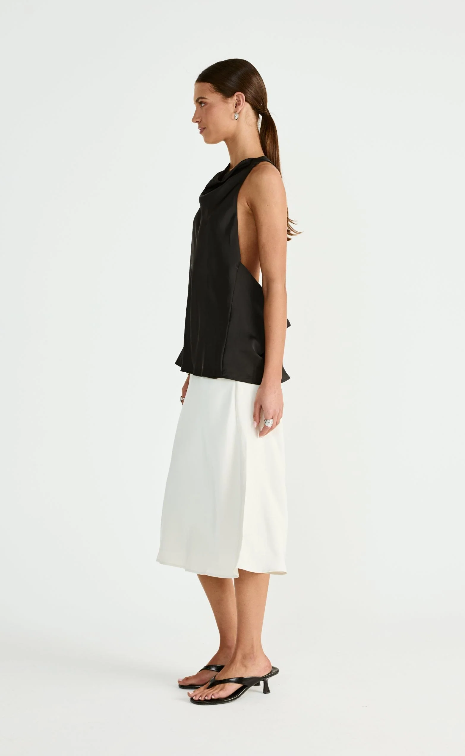 Dakari Midi Skirt (Oat) - Image 3