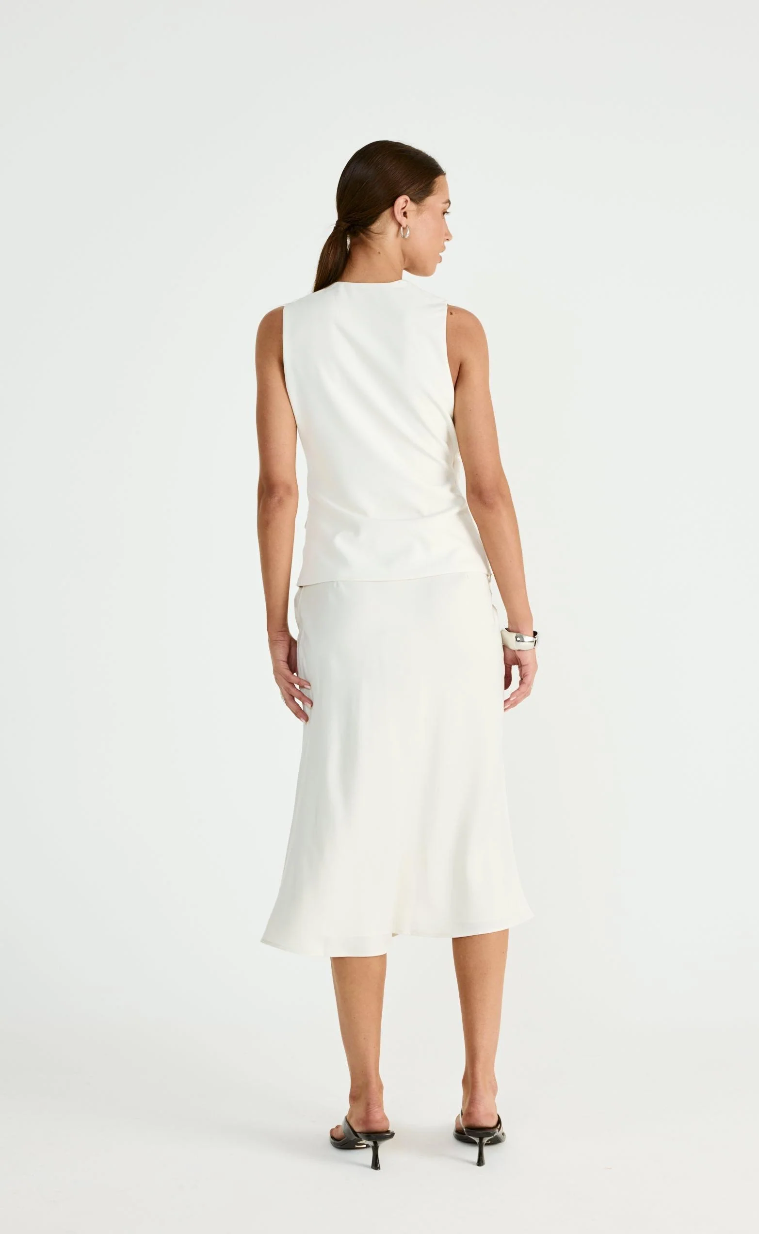 Dakari Midi Skirt (Oat) - Image 7