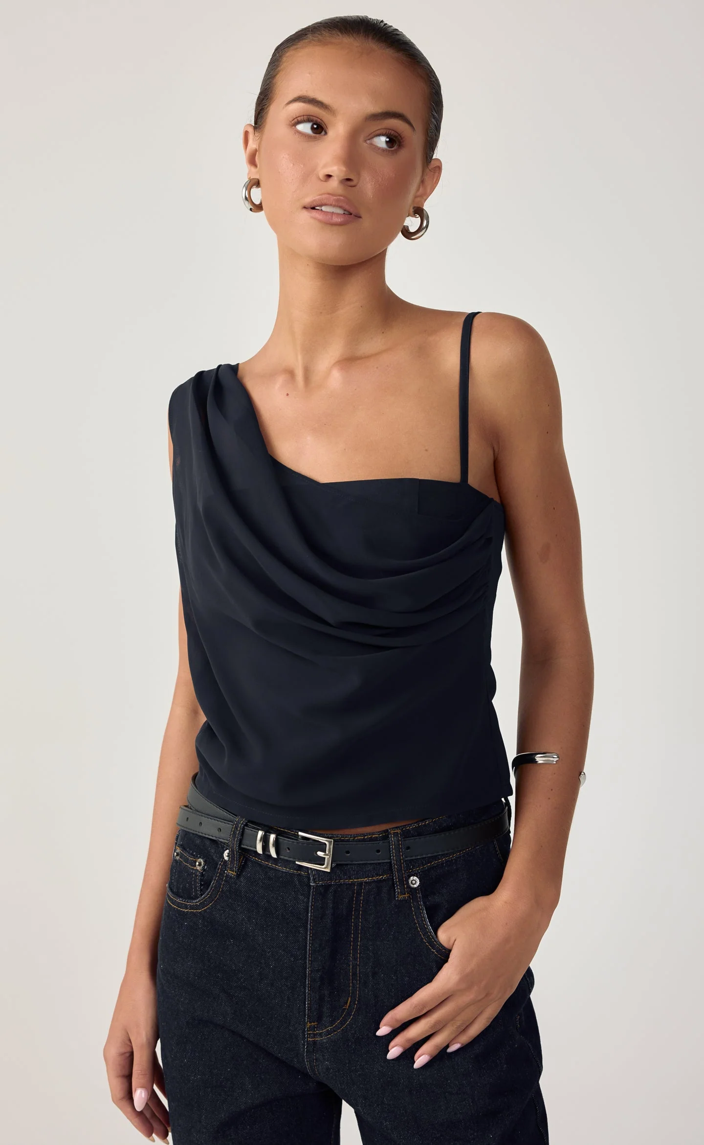 Davina Top (Navy)