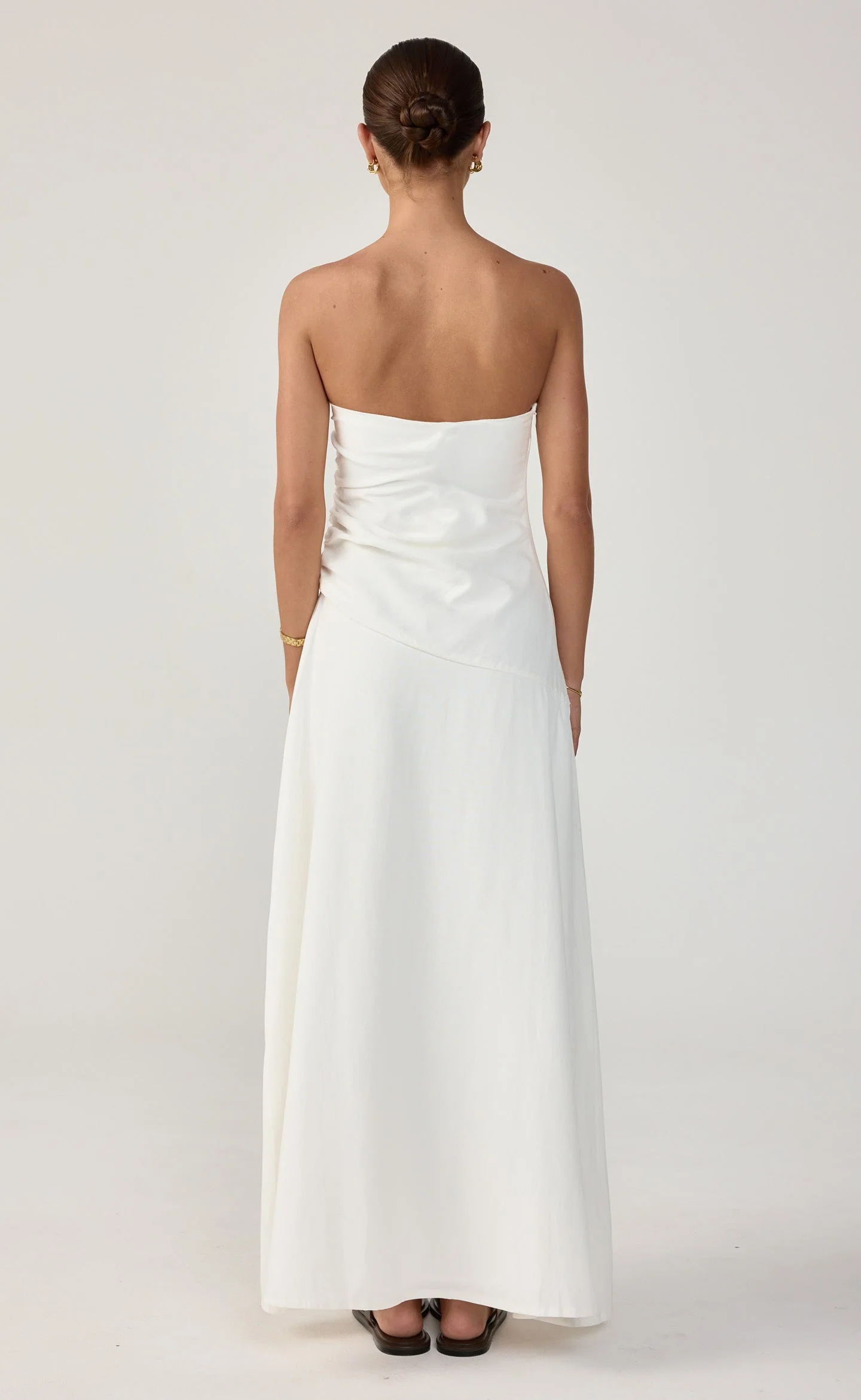 Doria Maxi Dress (White) - Image 3