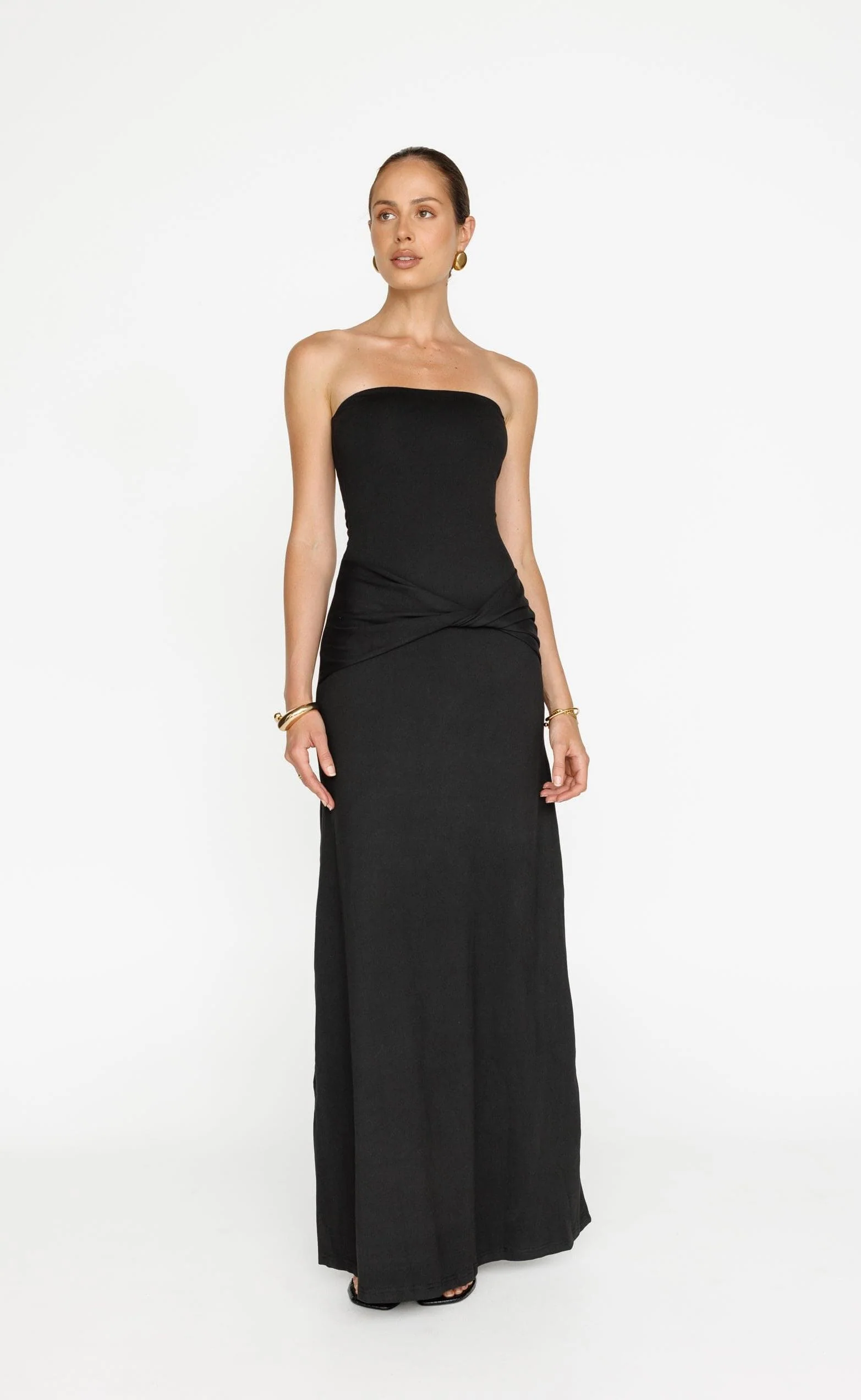 Edela Maxi Dress (Black) - Image 2