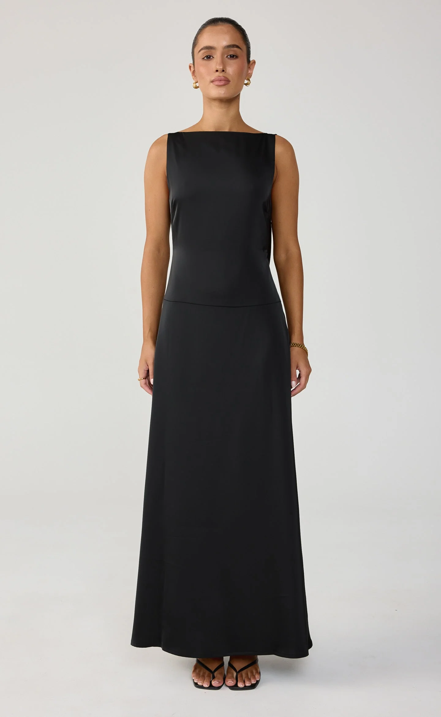 Ellison Maxi Dress (Black) - Image 2