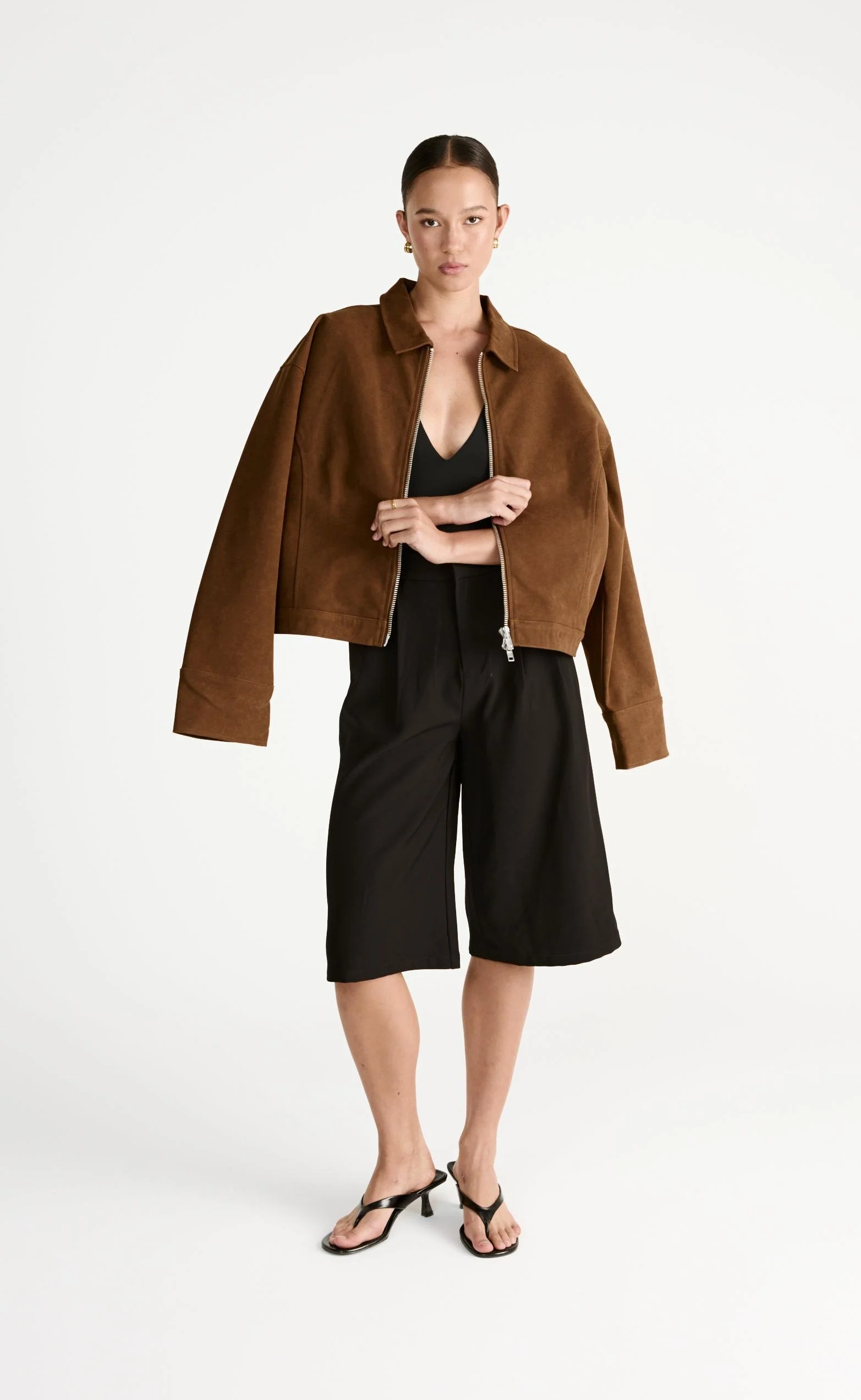 Emmett Midi Pants (Black) - Image 2