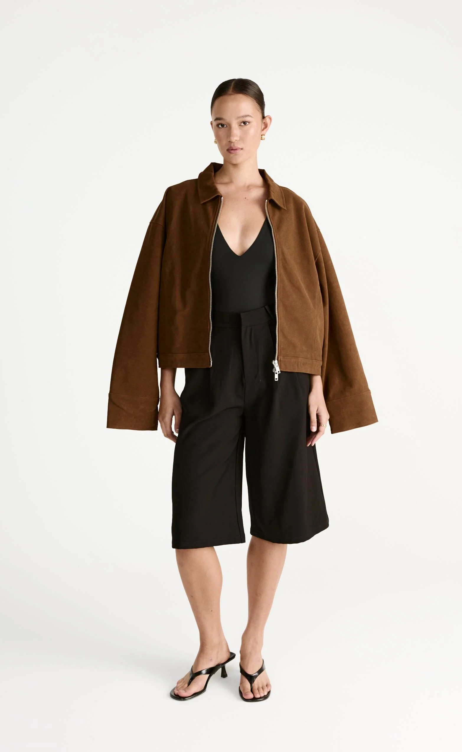 Emmett Midi Pants (Black) - Image 5