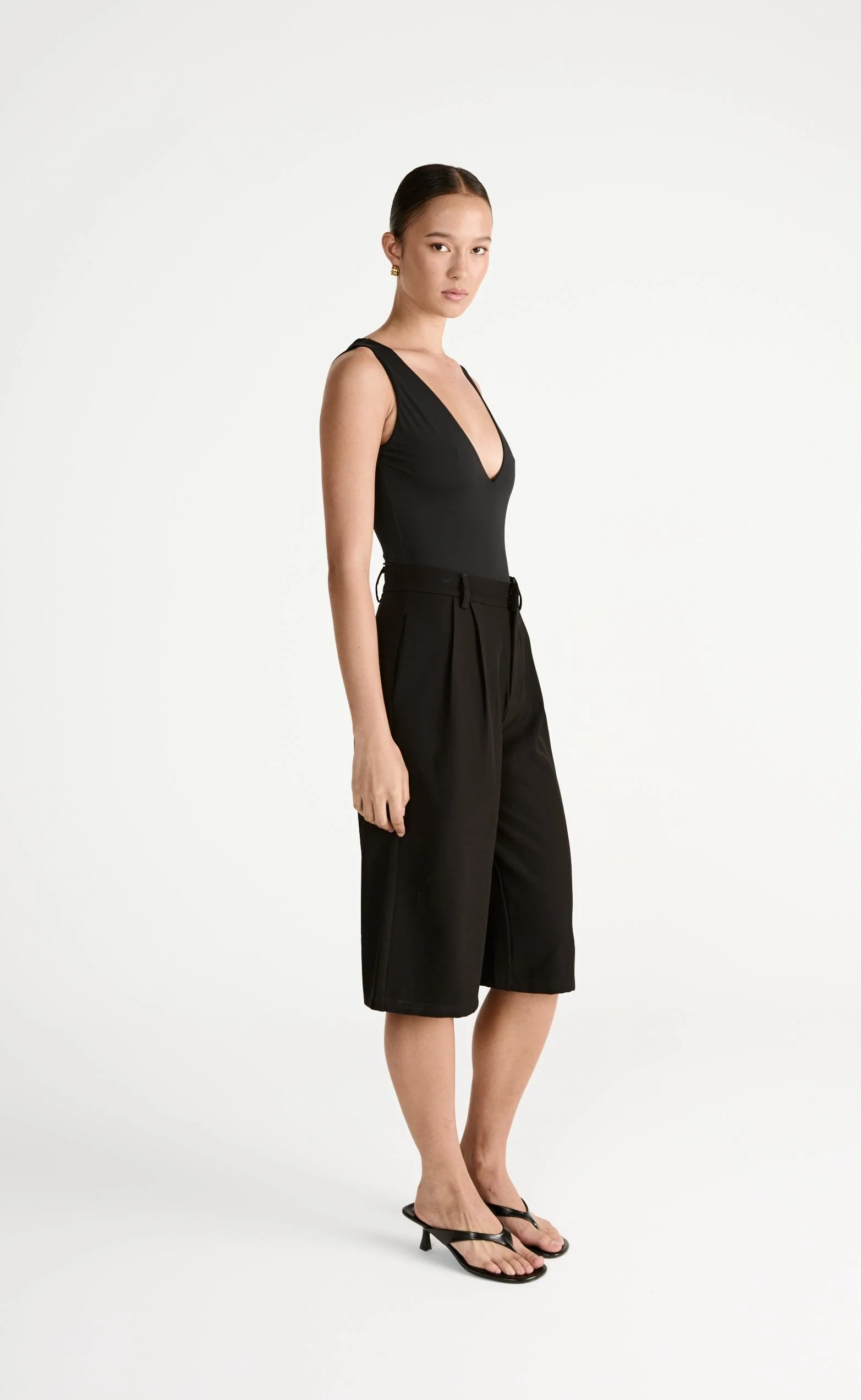Emmett Midi Pants (Black) - Image 8