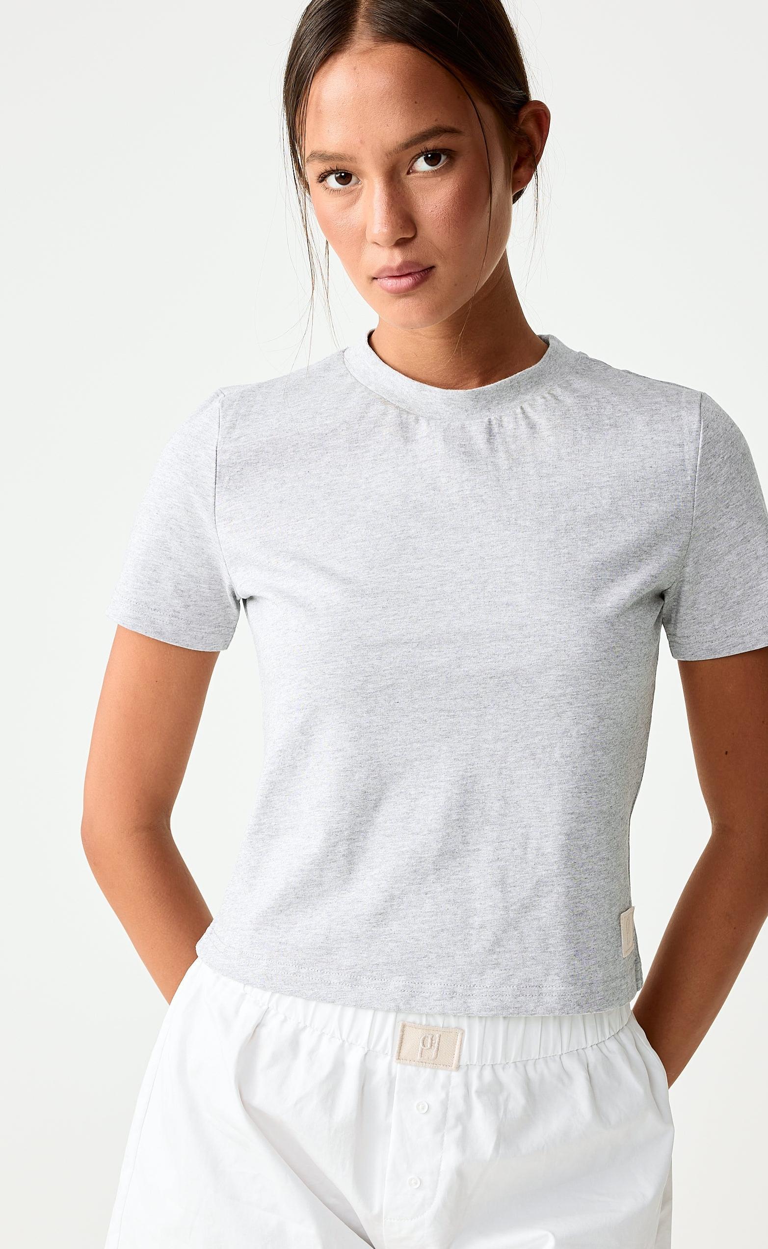 Eros Baby Tee (Grey Marle)