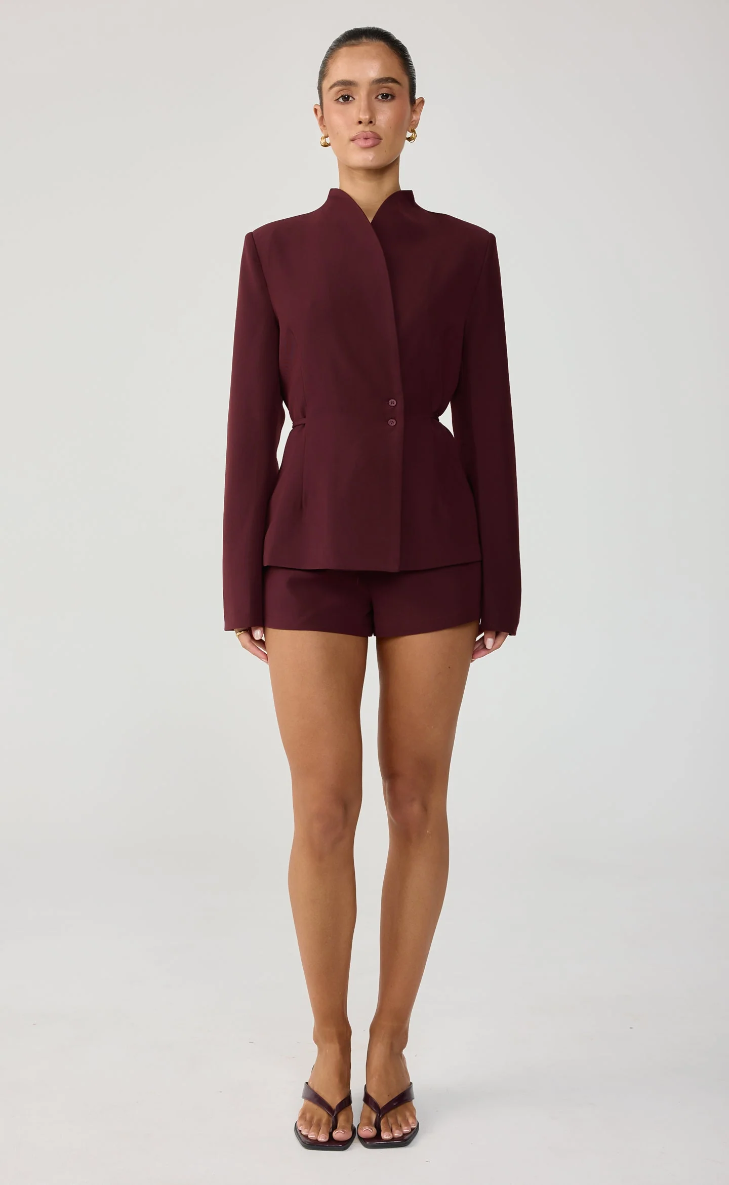 Fields Blazer (Wine)