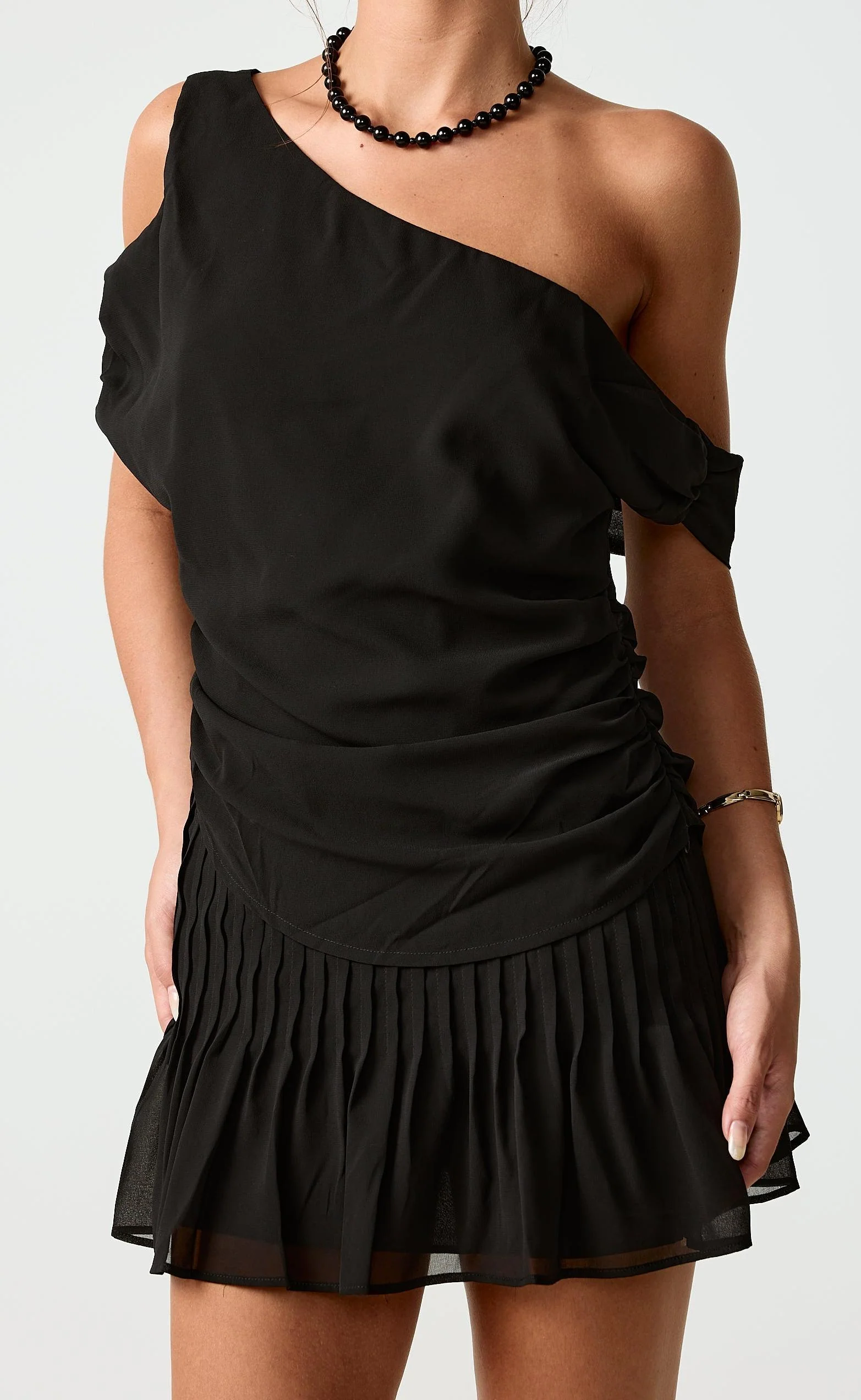 Harriette Mini Skirt (Black) - Image 3