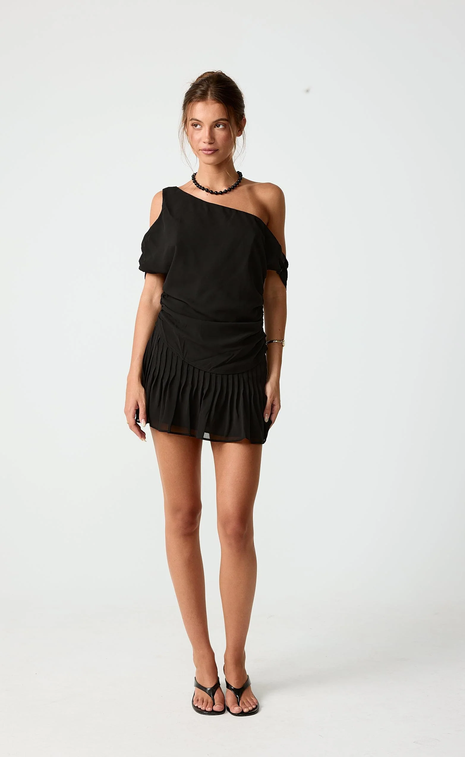 Harriette Mini Skirt (Black) - Image 6