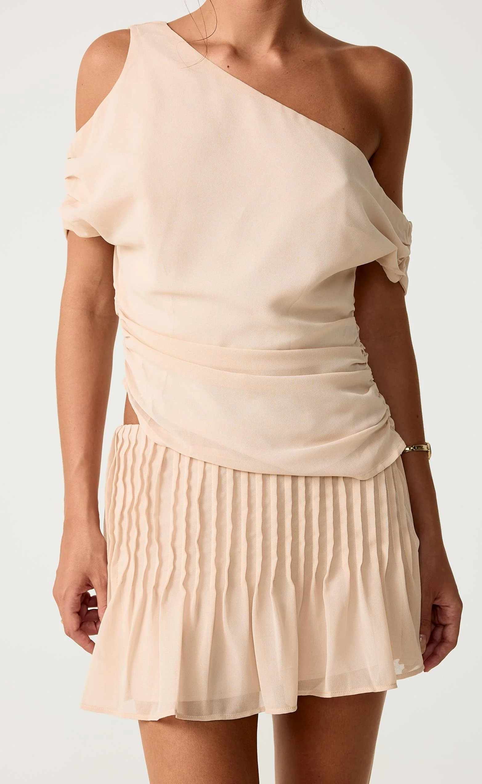 Harriette Mini Skirt (Seashell) - Image 3