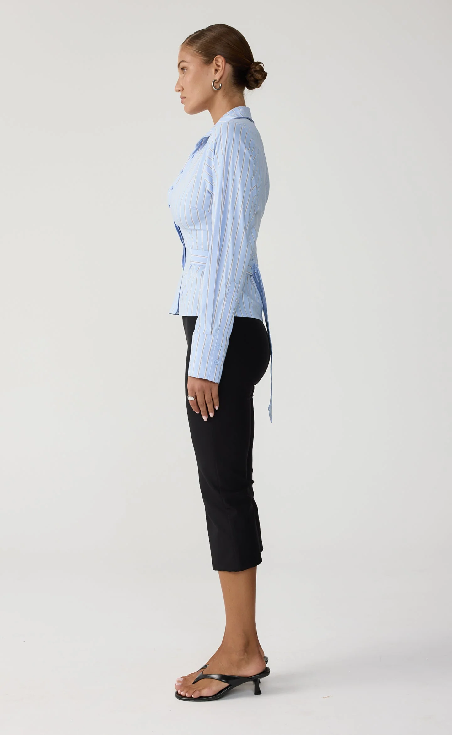 Jettson Shirt (Blue/Choc Stripe) - Image 5