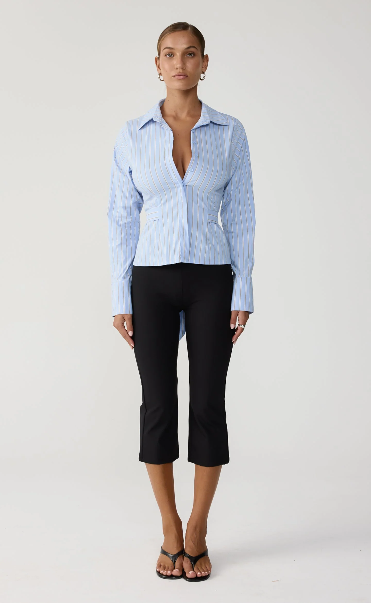 Jettson Shirt (Blue/Choc Stripe) - Image 7