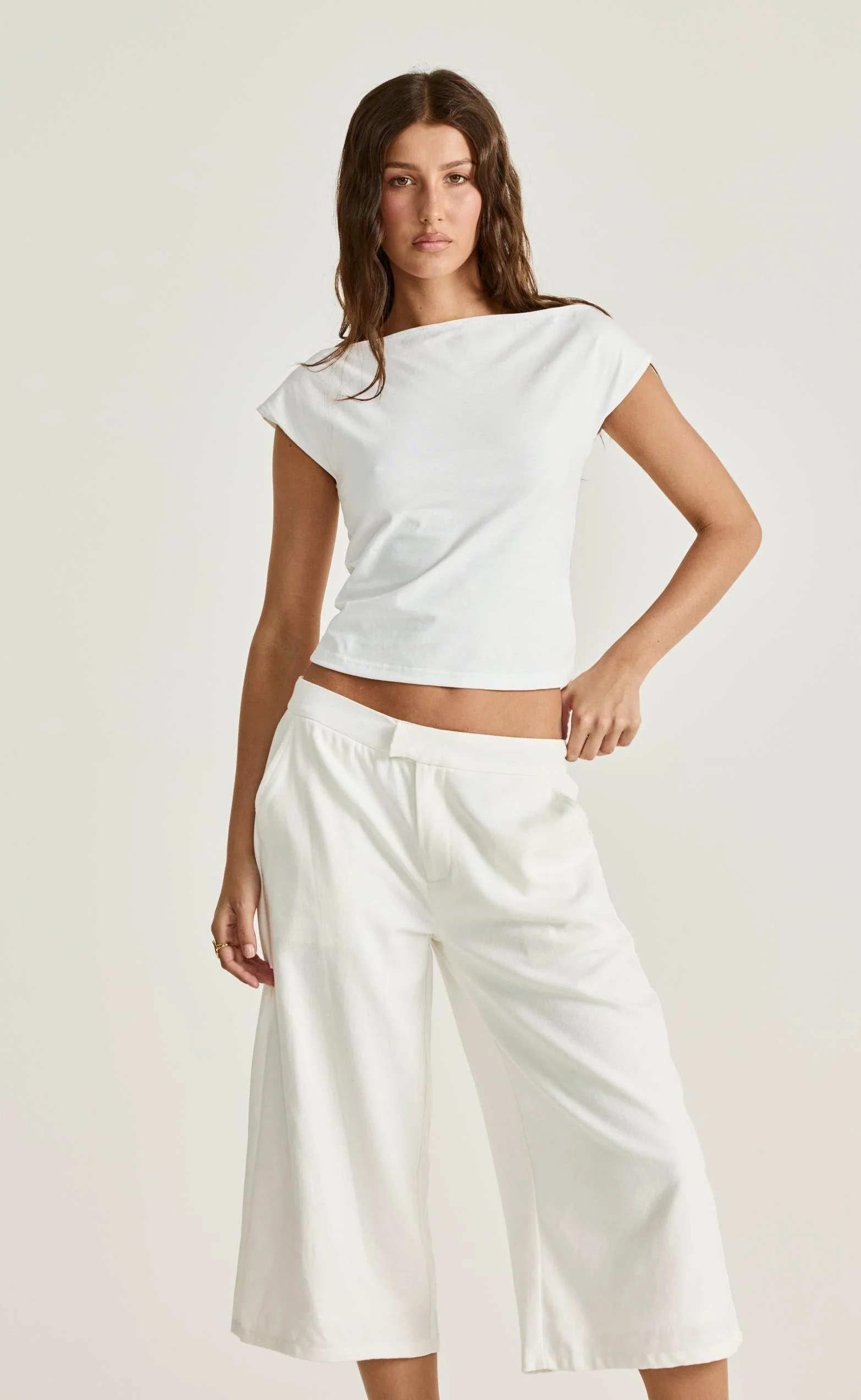 Katia Midi Pants (White) - Image 6