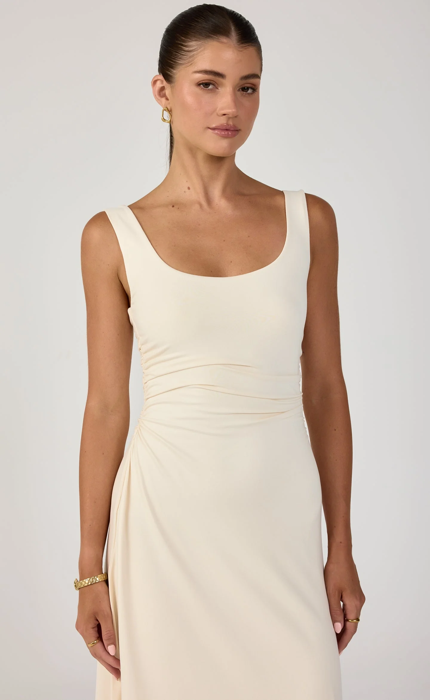 Koa Maxi Dress (Oat) - Image 6