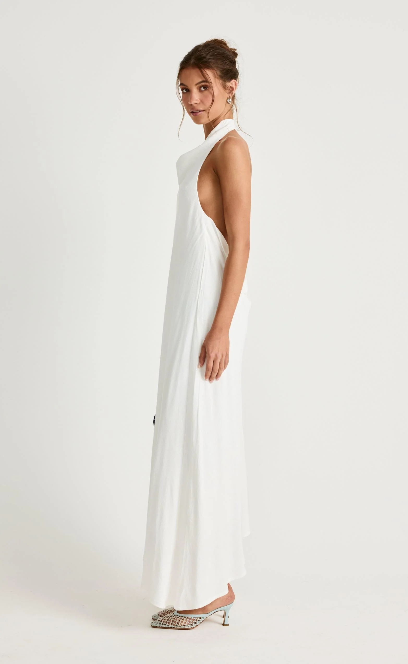 Mila Maxi Dress (Off White) - Image 4