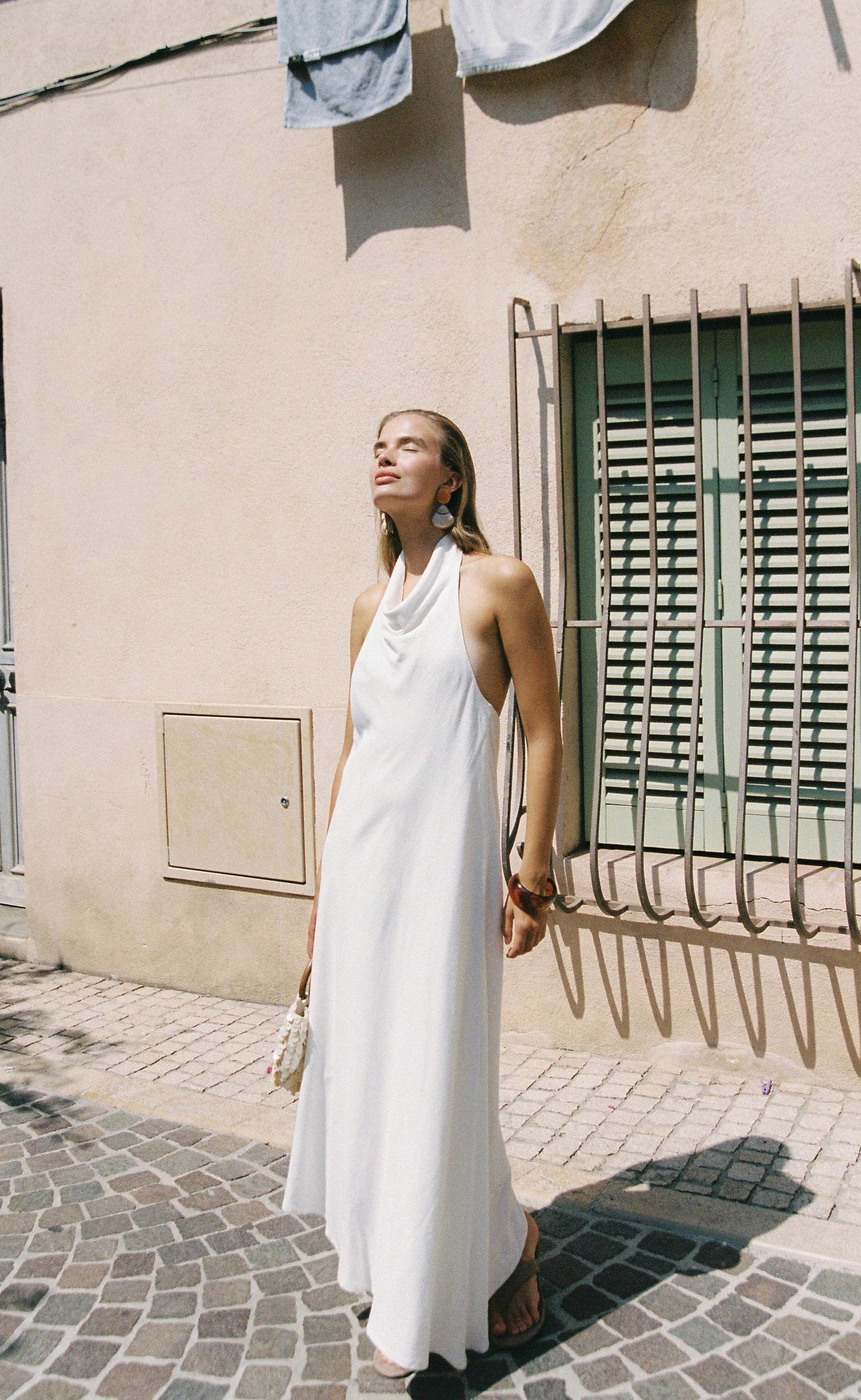 Mila Maxi Dress (Off White) - Image 6