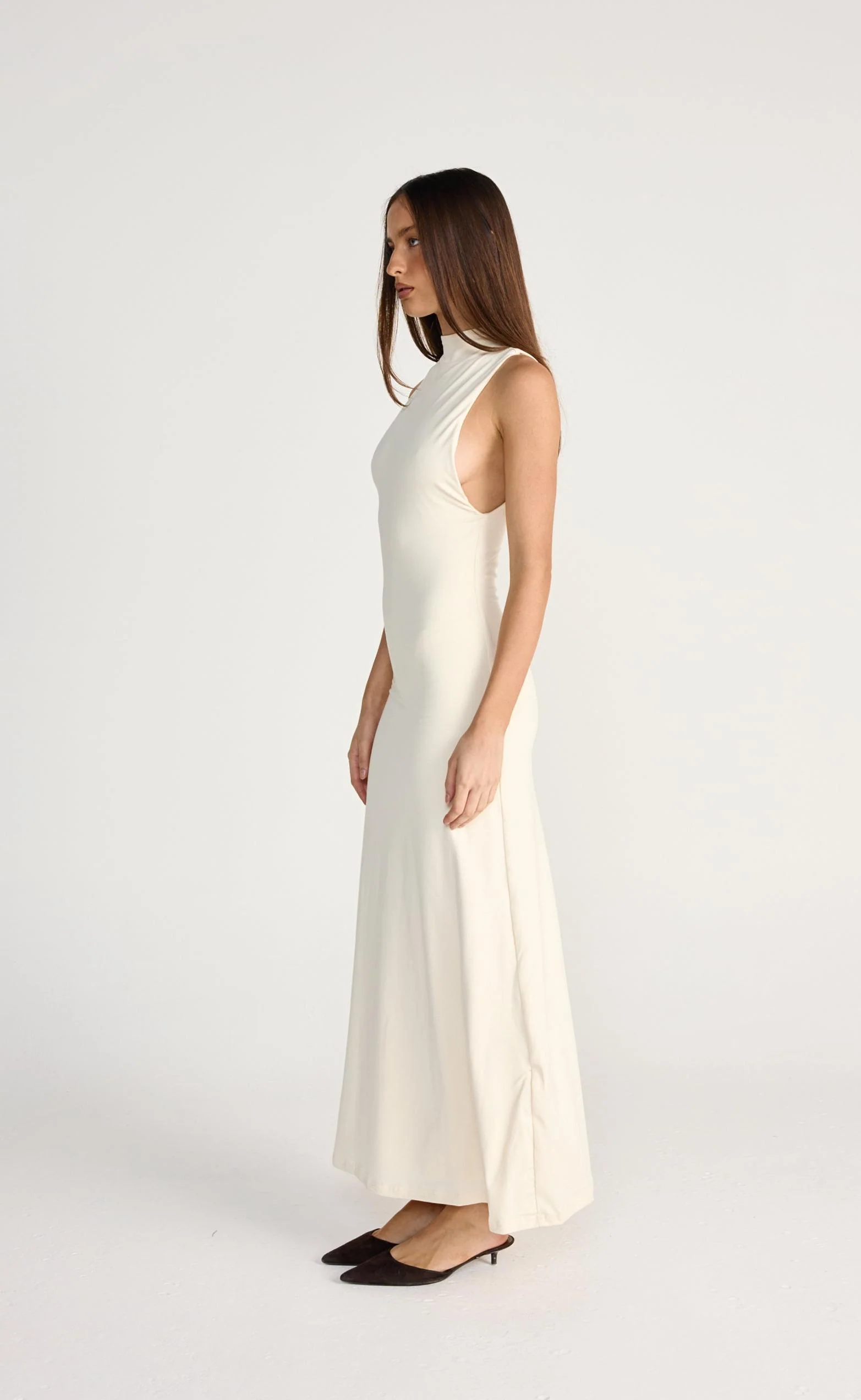 Oren Maxi Dress (Oat) - Image 3
