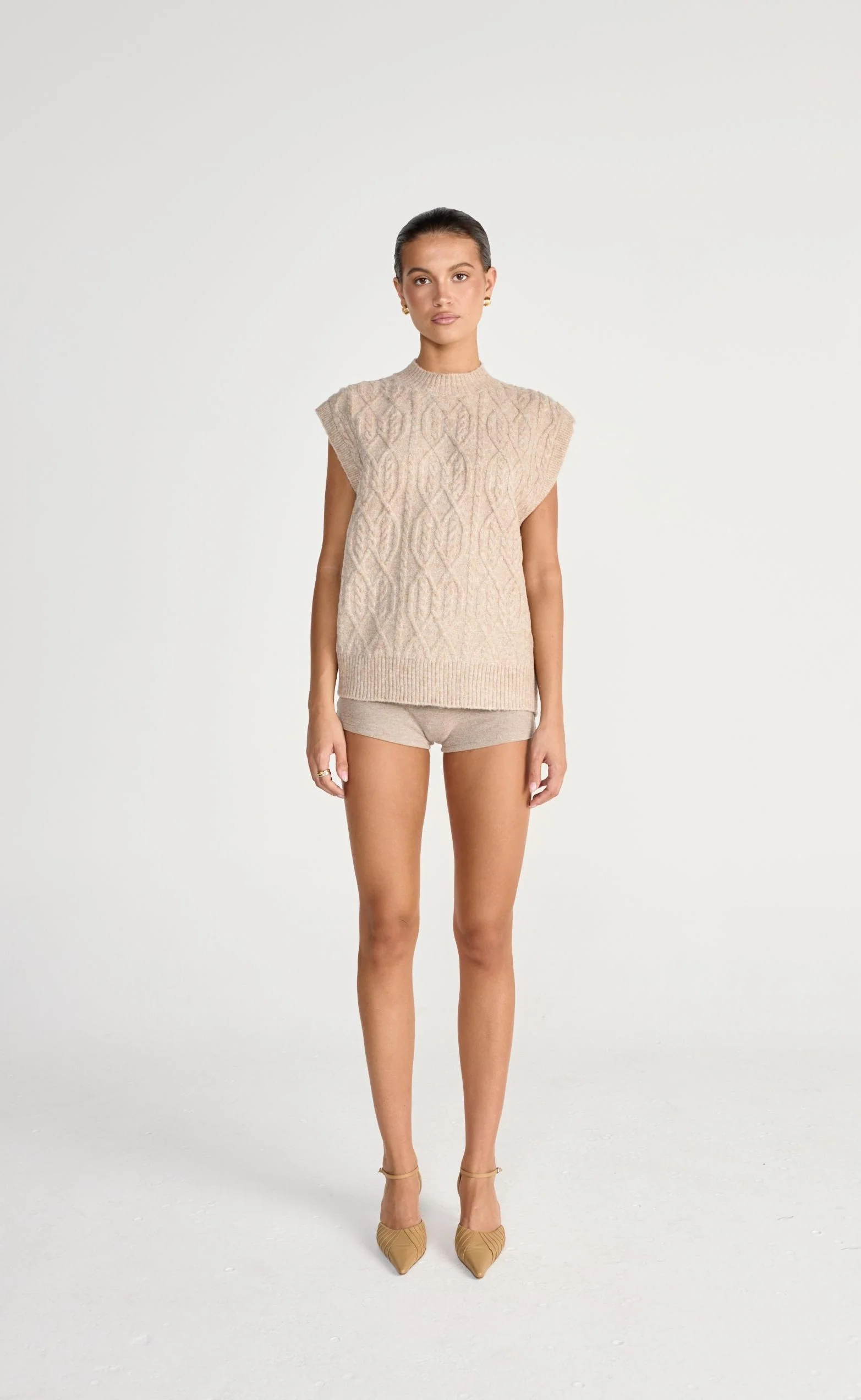 Oriana Vest (Latte) - Image 3