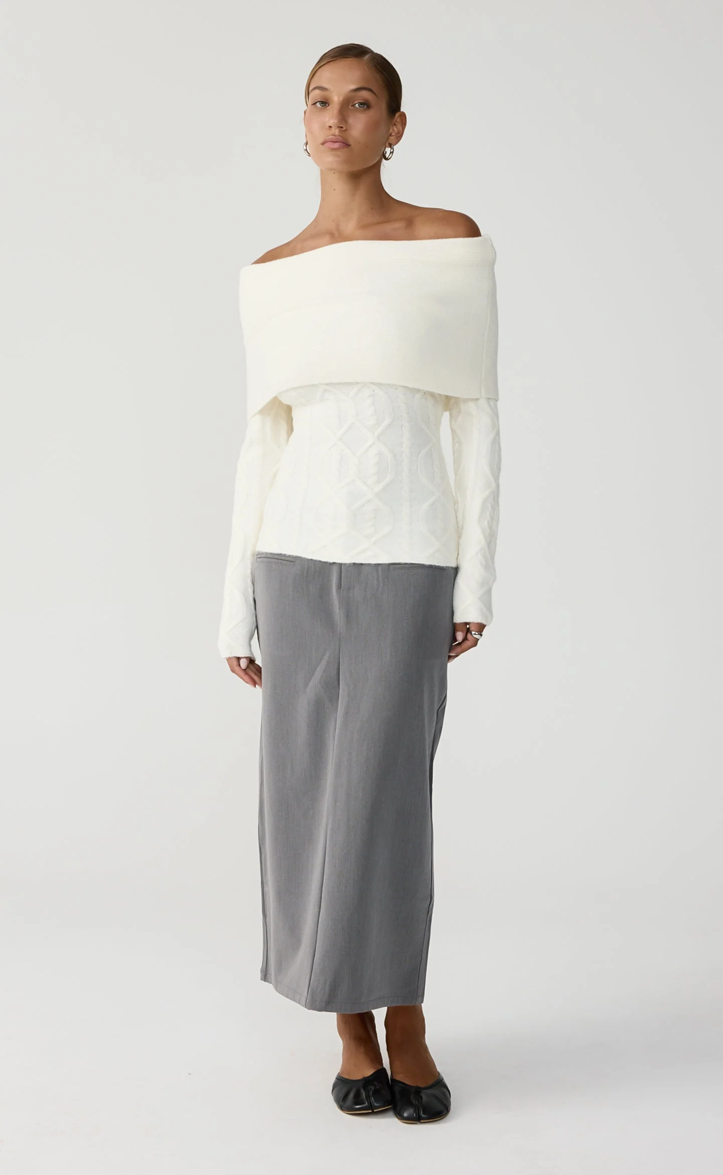 Pavati Long Sleeve Top (Off White) - Image 2