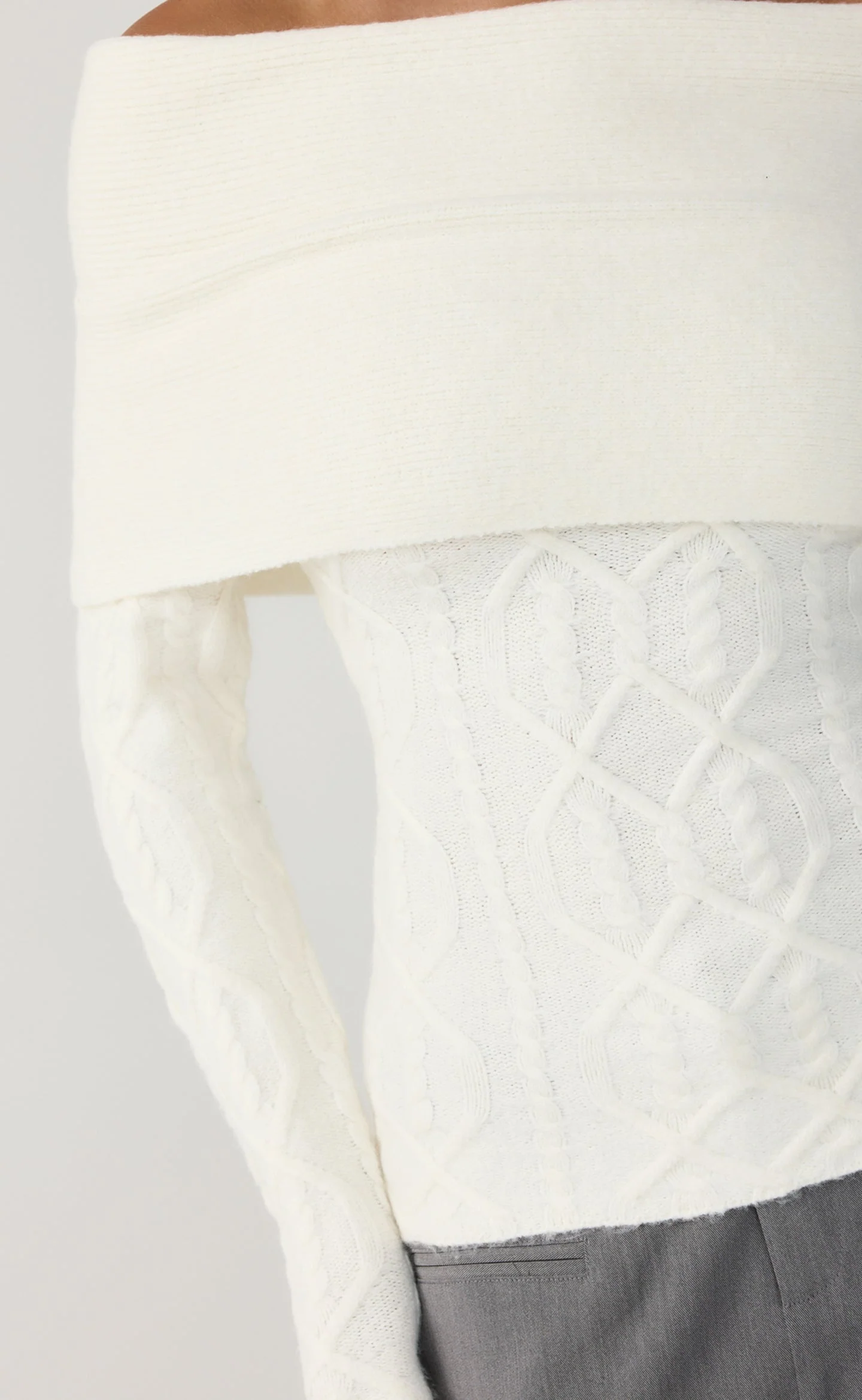 Pavati Long Sleeve Top (Off White) - Image 5