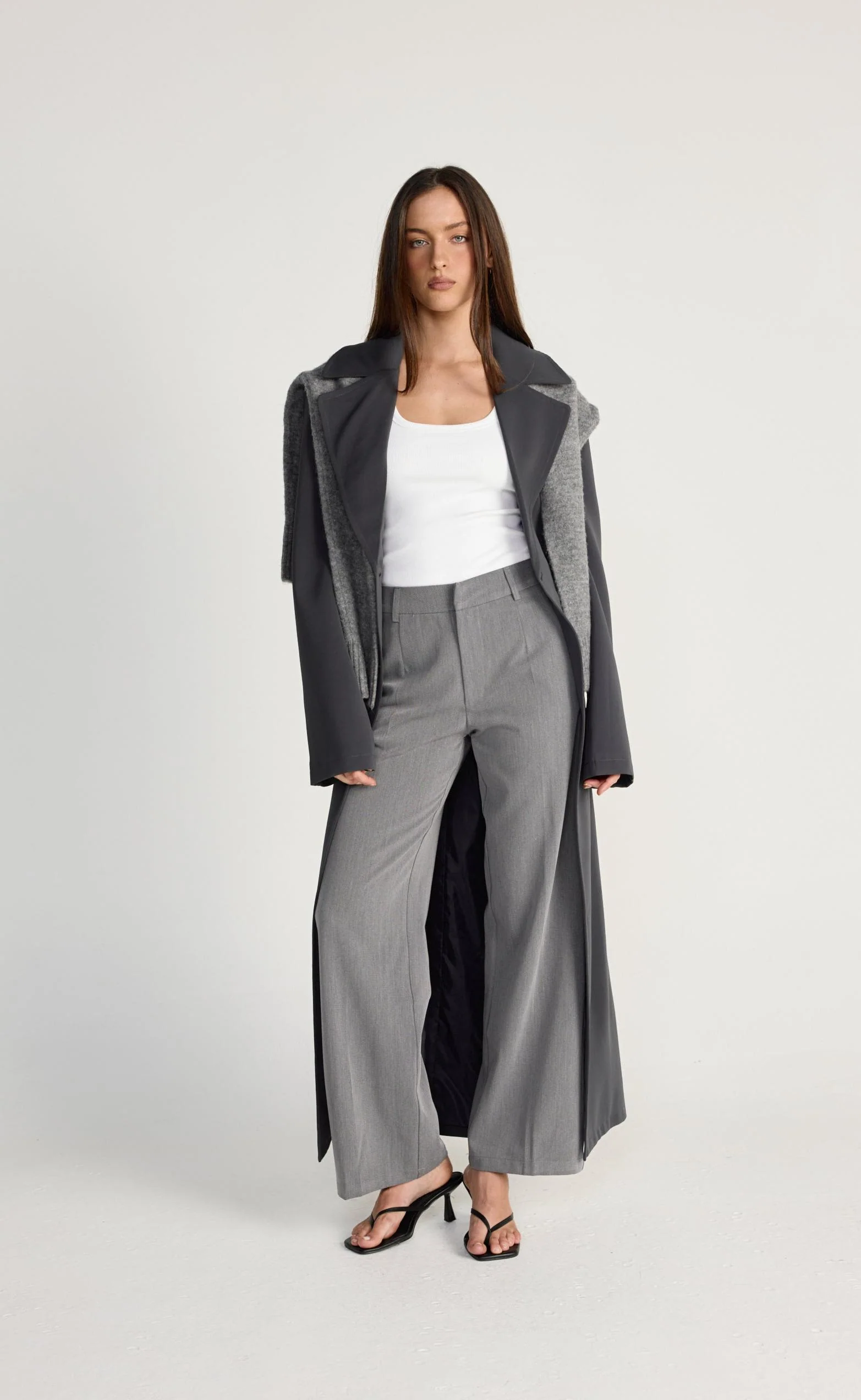 Pax Trench Coat (Slate) - Image 2