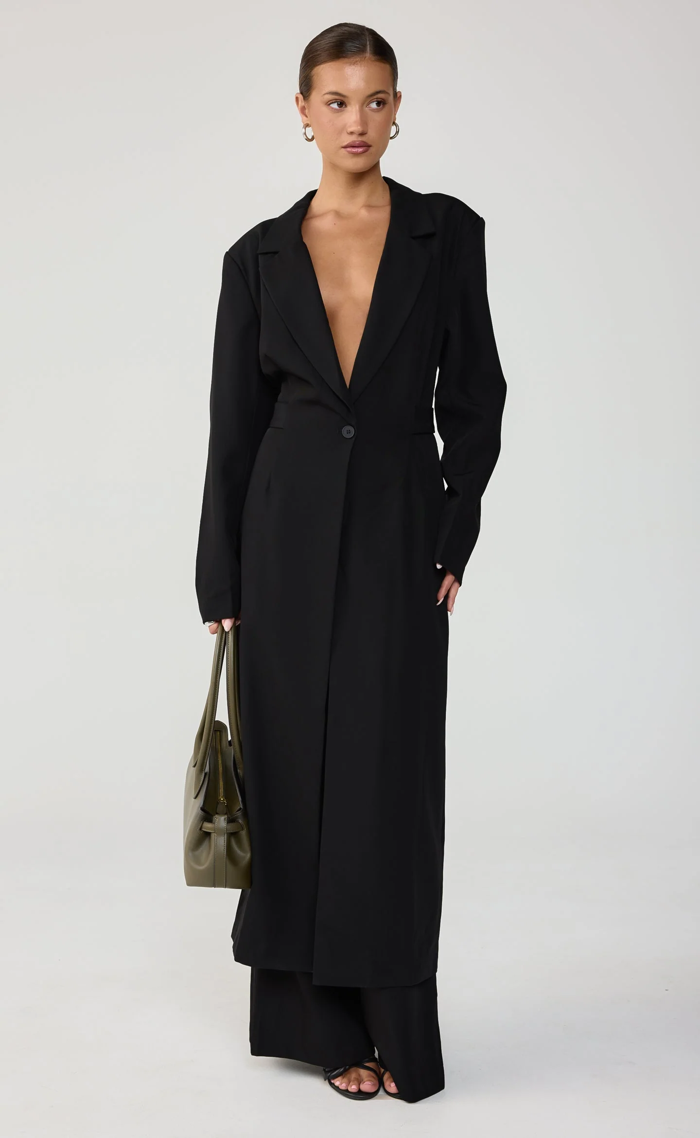 Presley Blazer Coat (Black) - Image 5