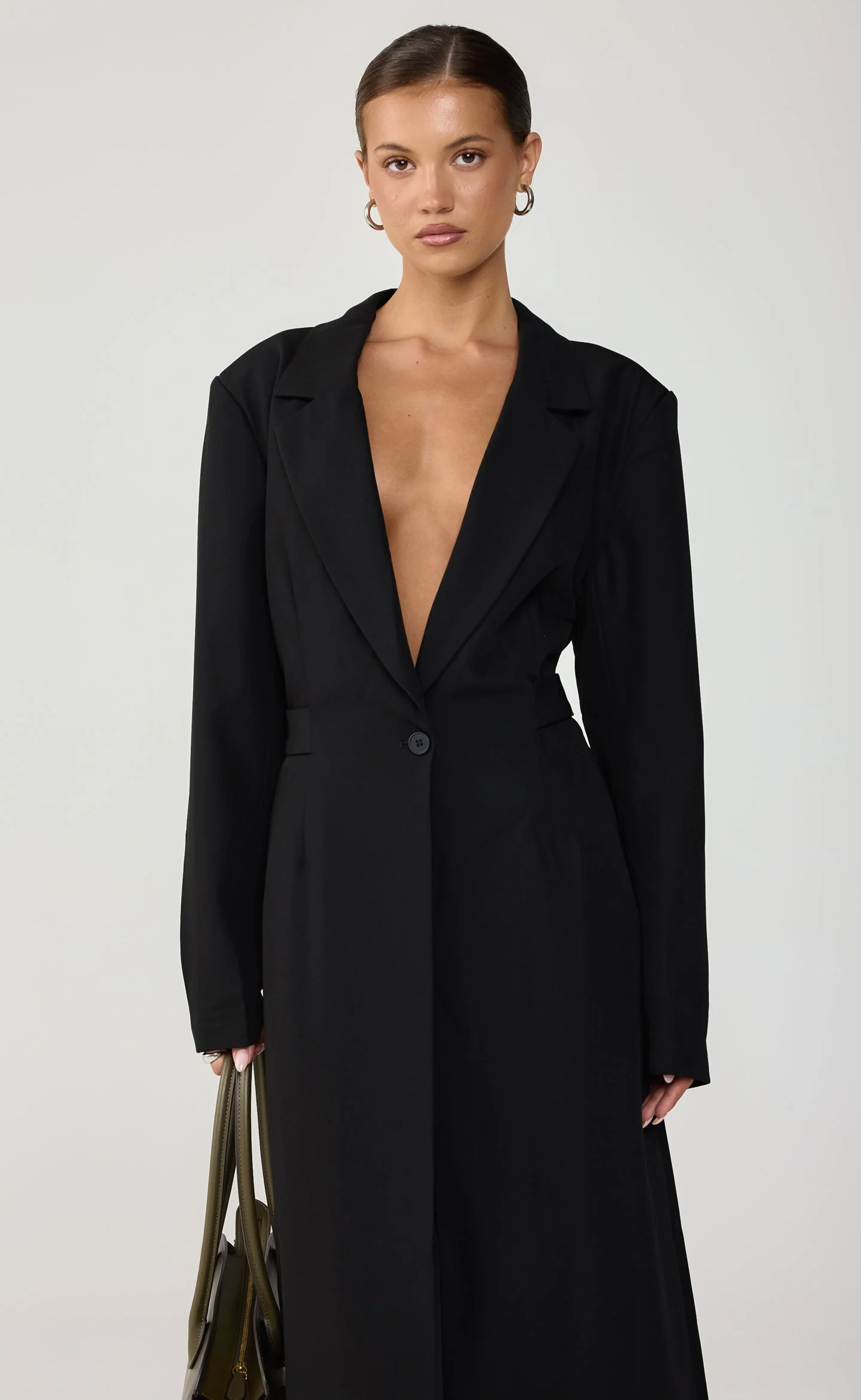 Presley Blazer Coat (Black) - Image 7
