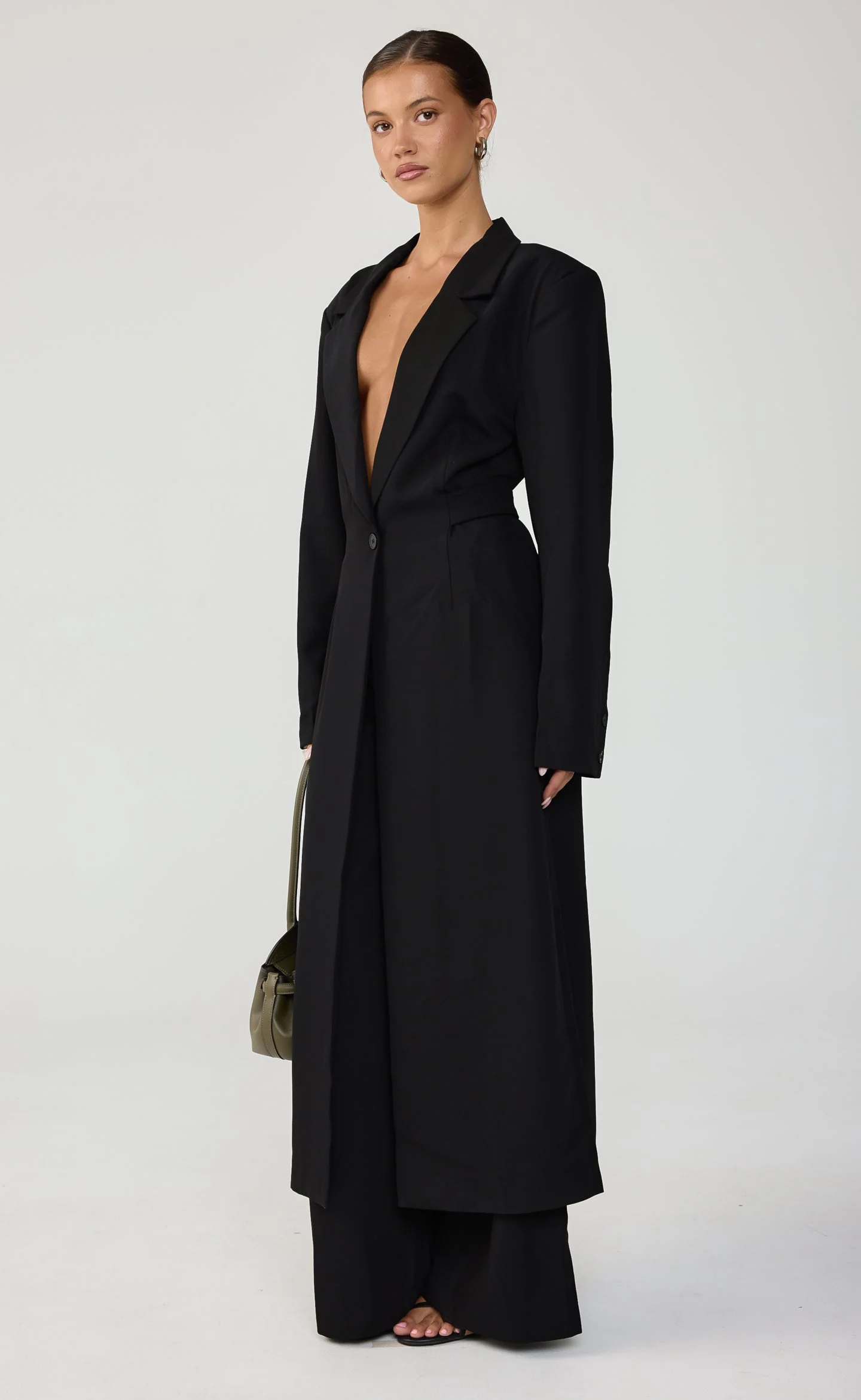 Presley Blazer Coat (Black) - Image 8
