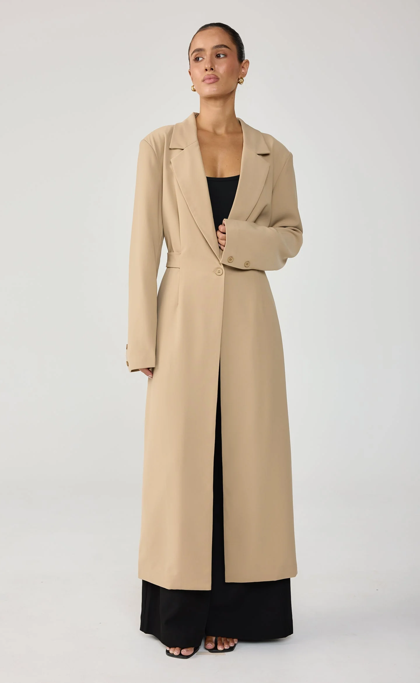 Presley Blazer Coat (Honey) - Image 6