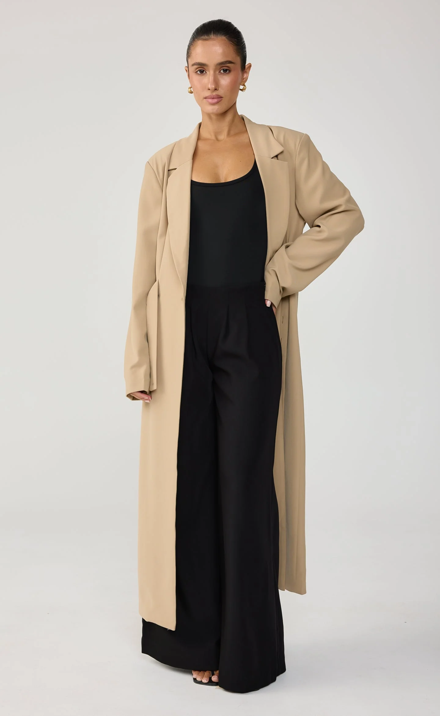 Presley Blazer Coat (Honey) - Image 8
