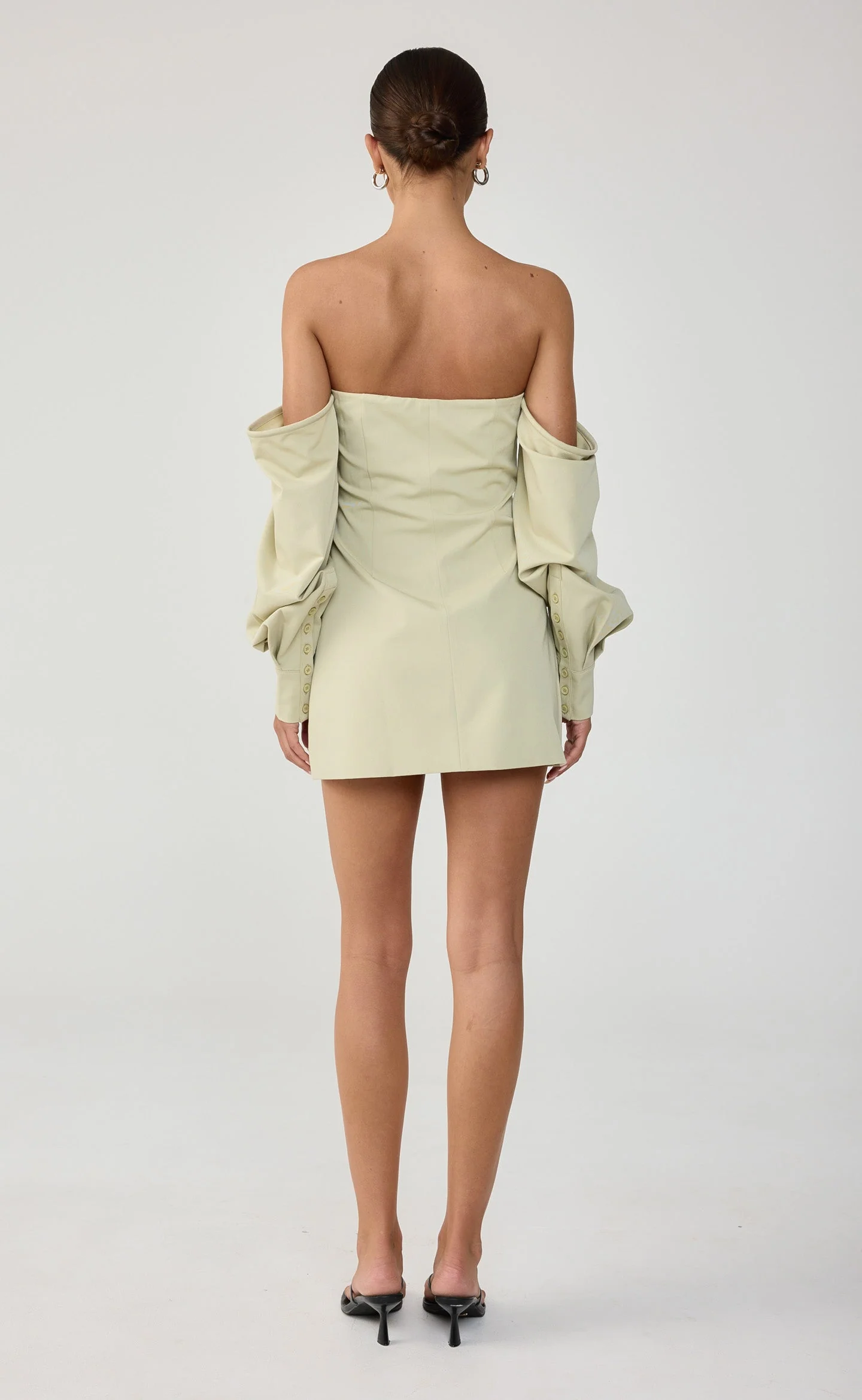 Raelynn Mini Dress (Sage) - Image 4