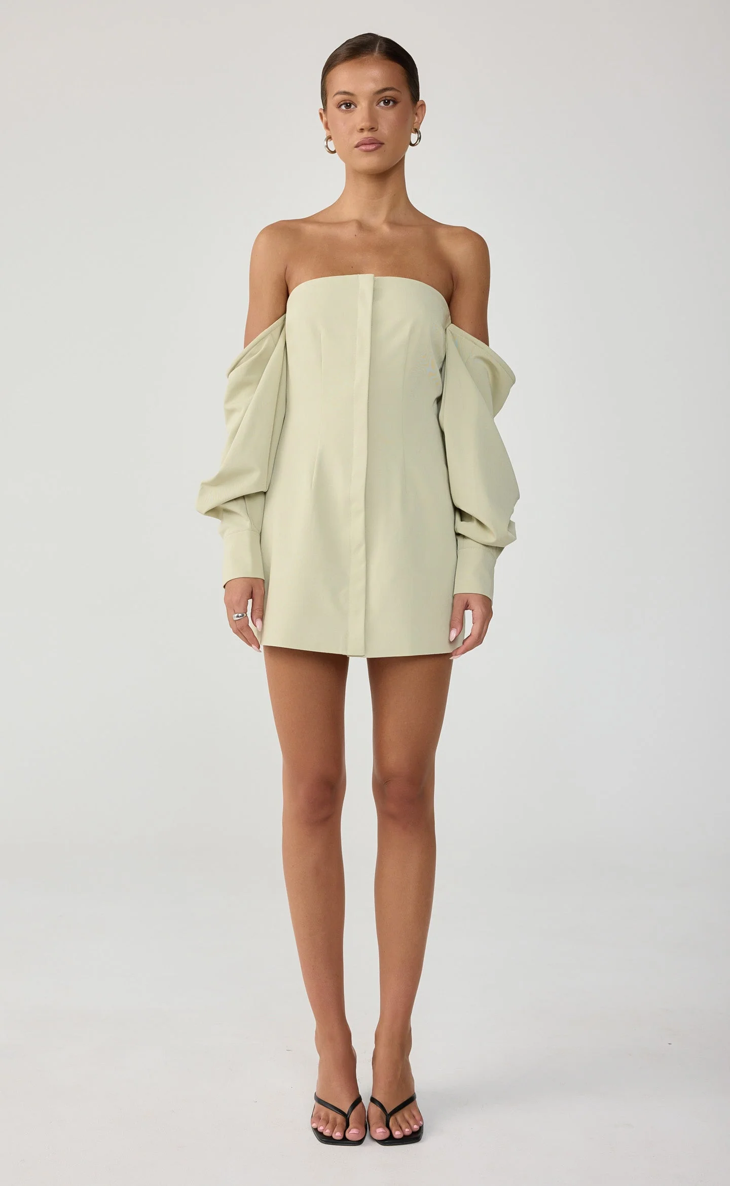 Raelynn Mini Dress (Sage) - Image 7