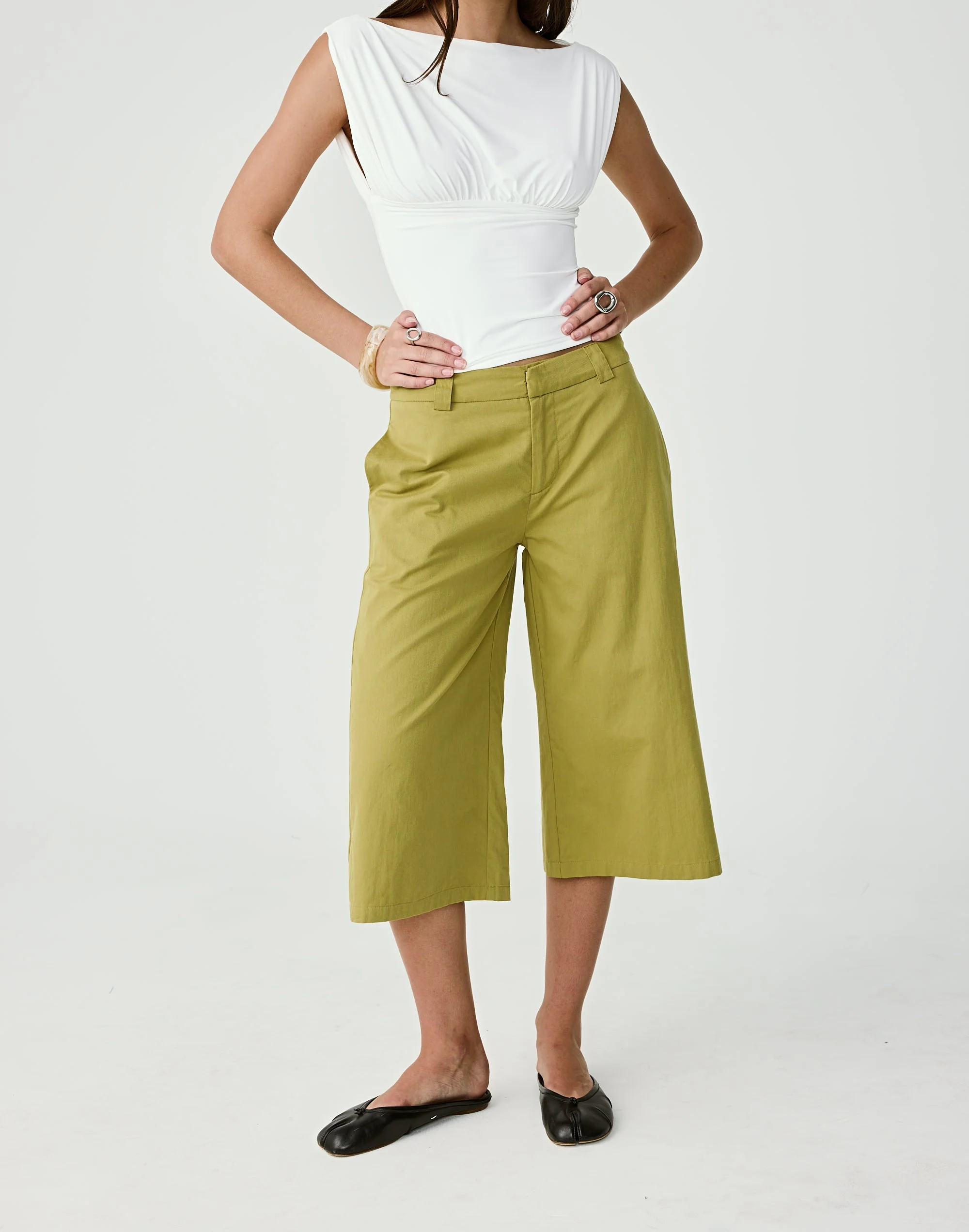 Ryley Midi Pants (Pear) - Image 2