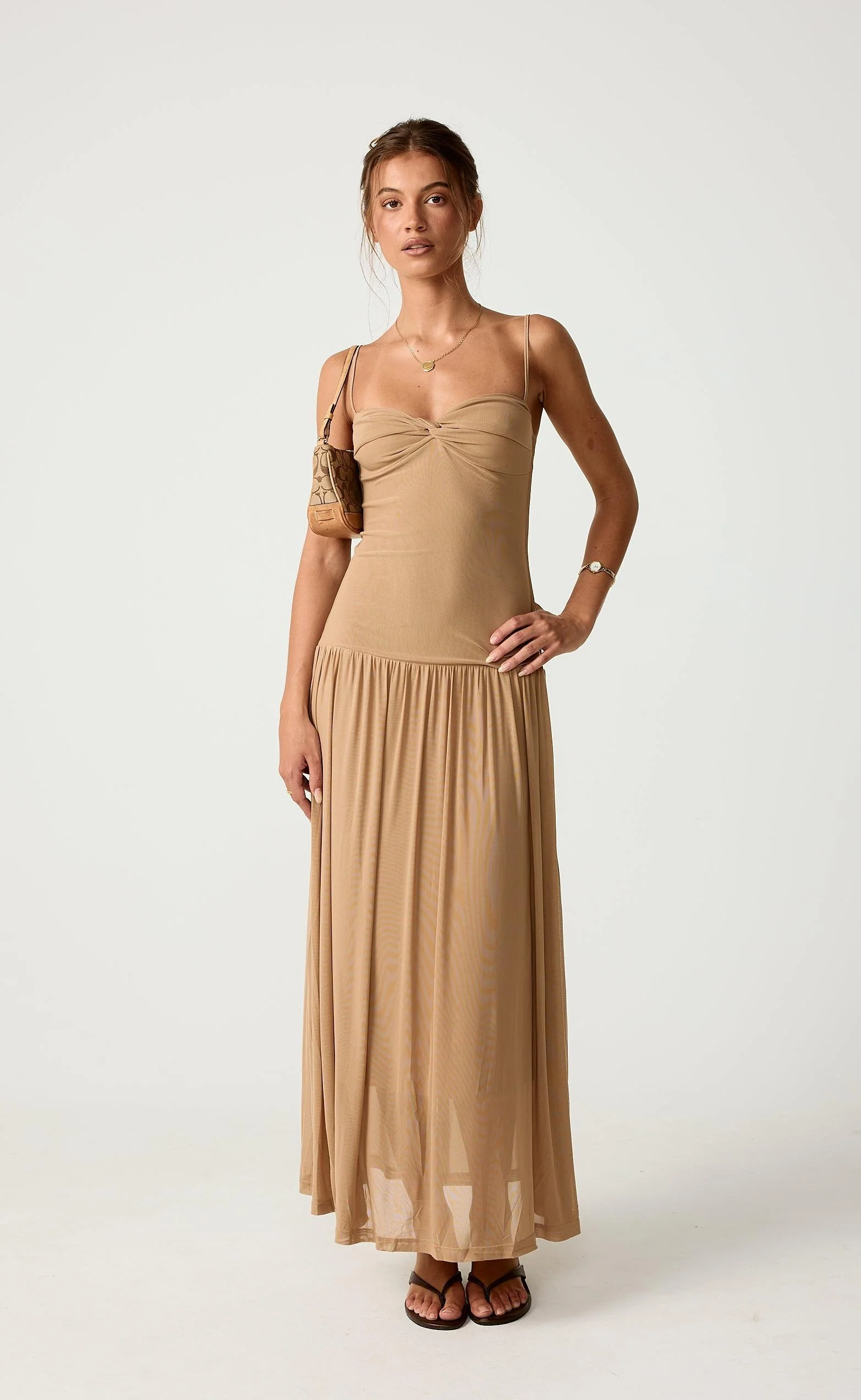 Seduce Maxi Dress (Nude) - Image 8