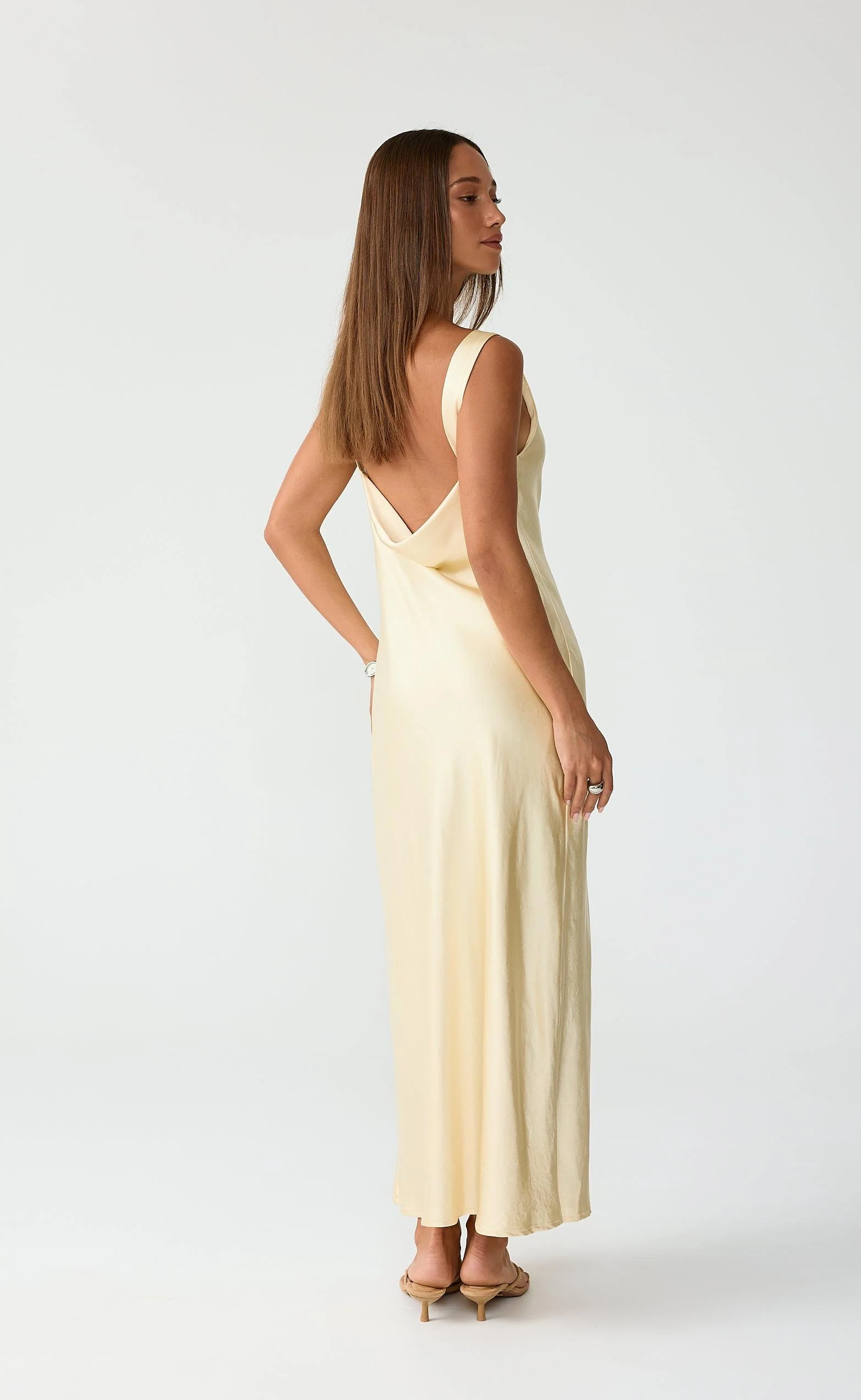 Springtime Maxi Dress (Lemon)
