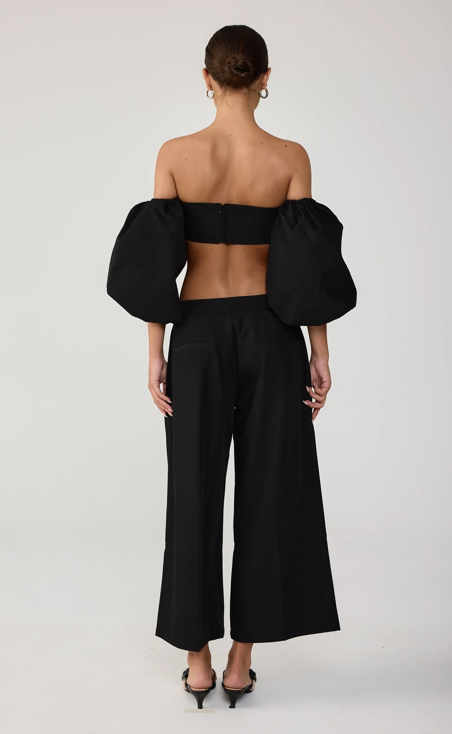 Teigen Midi Pants (Black) - Image 5