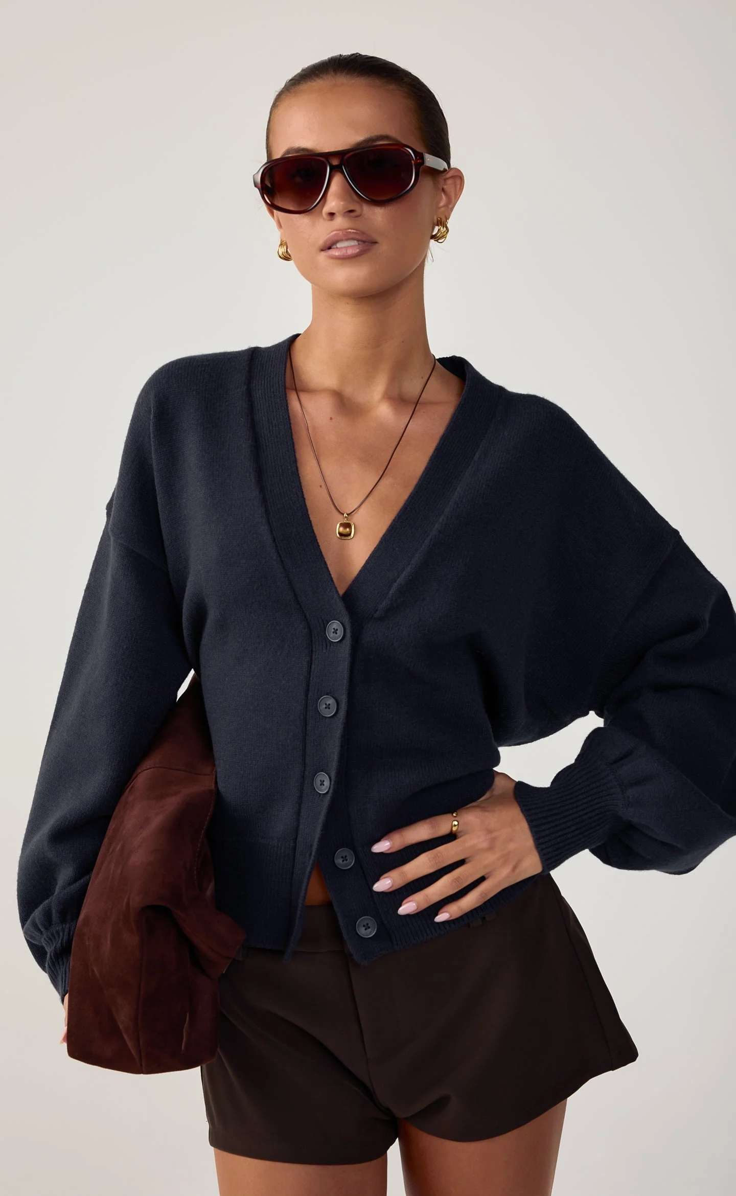 Vespera Cardigan (Navy)