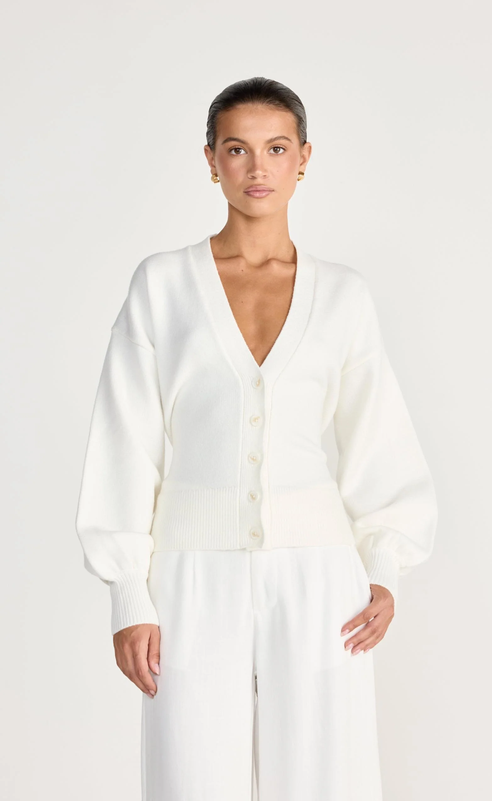 Vespera Cardigan (Off White) - Image 3